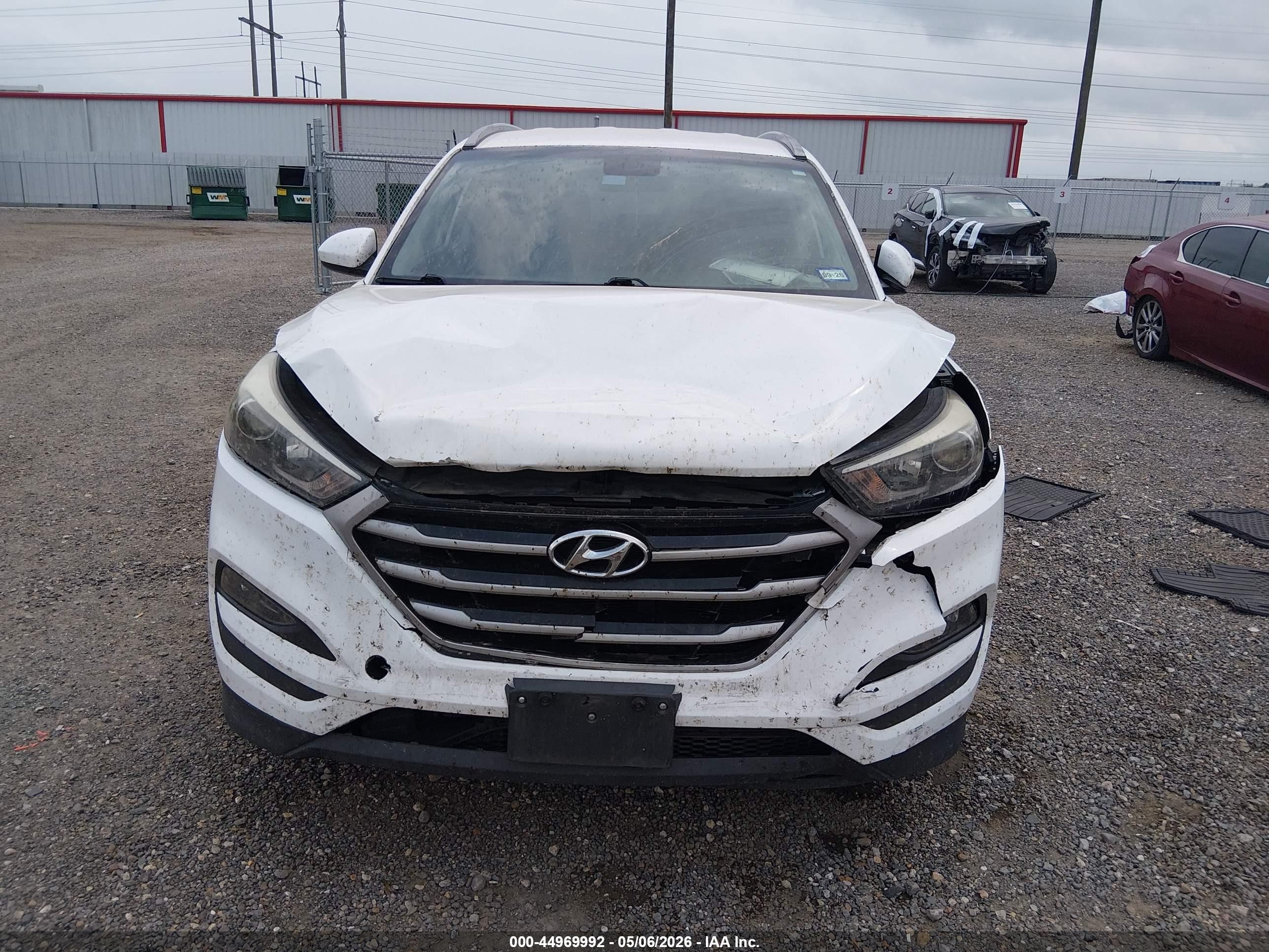 2018 Hyundai Tucson Sel Белый vin: KM8J33A48JU725902