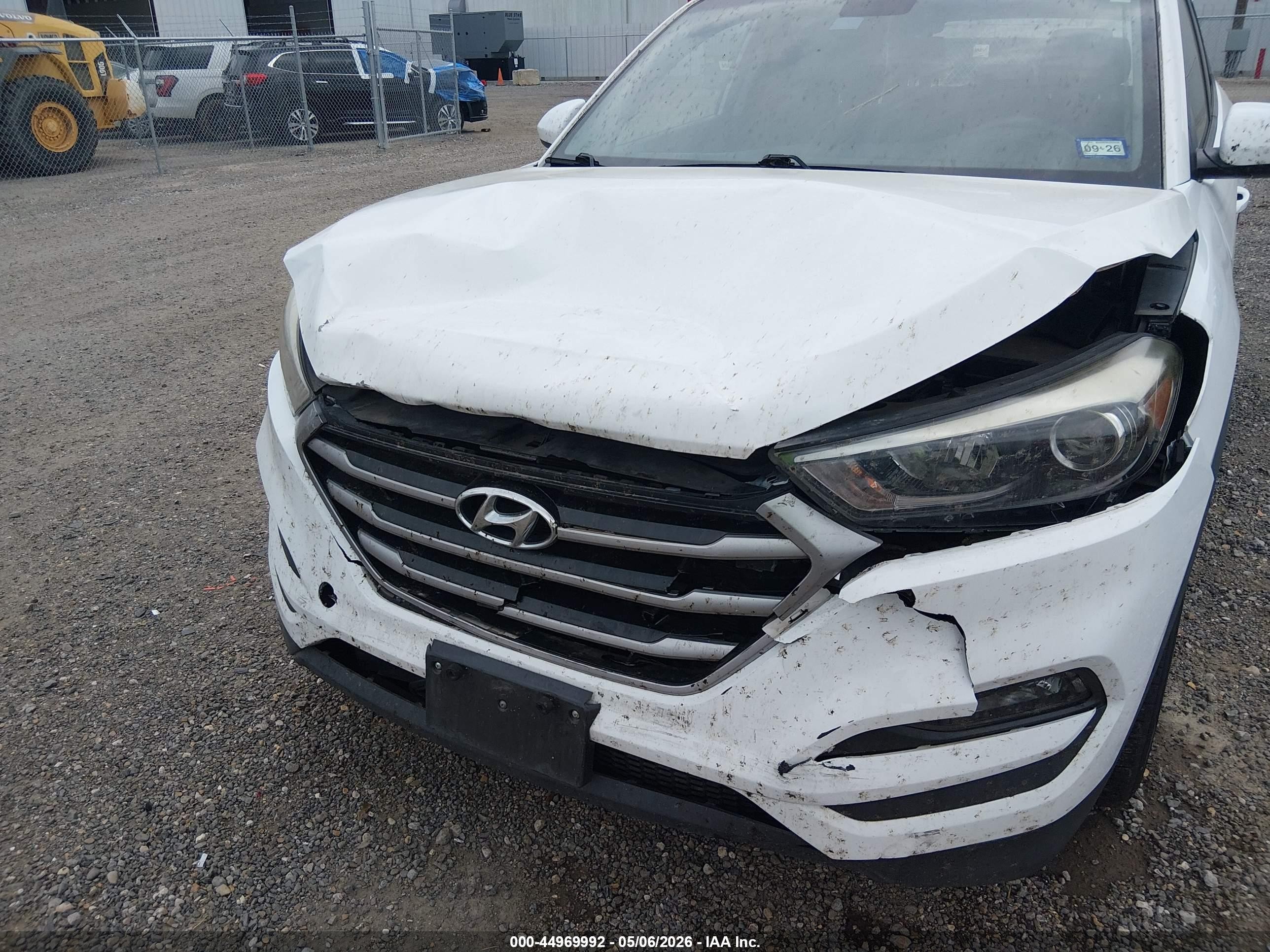 2018 Hyundai Tucson Sel Белый vin: KM8J33A48JU725902