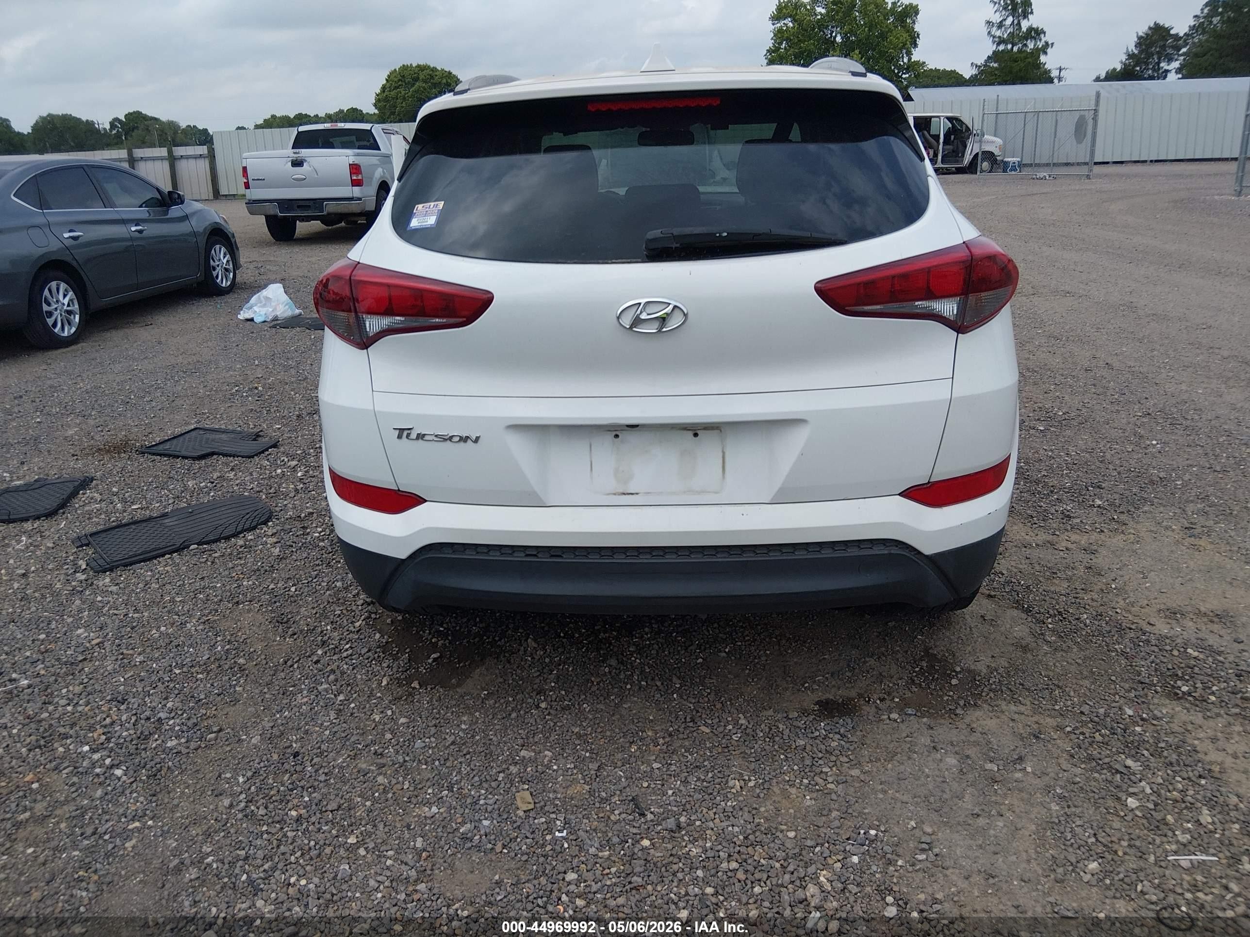 2018 Hyundai Tucson Sel Белый vin: KM8J33A48JU725902