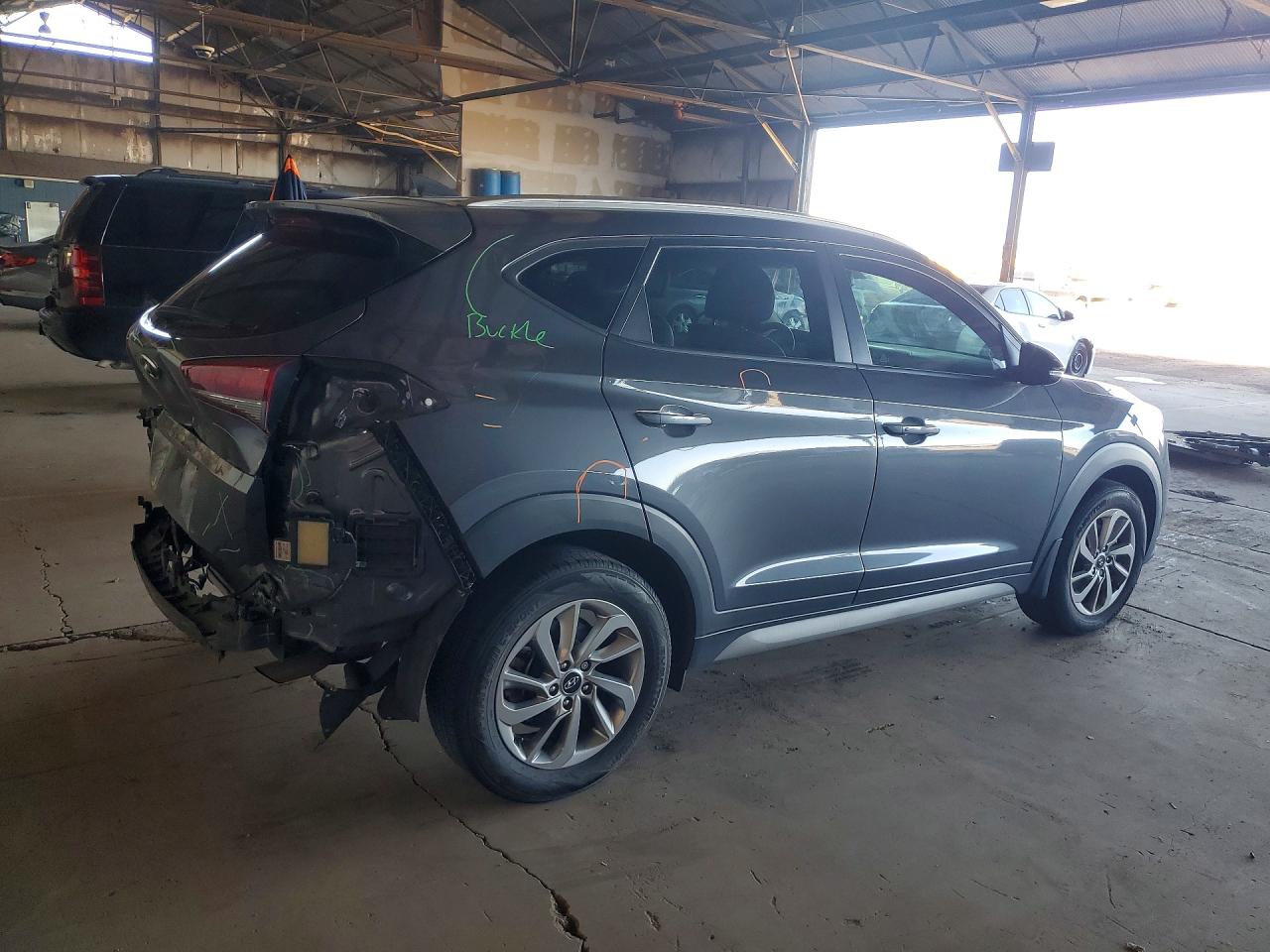 2018 Hyundai Tucson Sel Plus Угольный vin: KM8J33A48JU772766