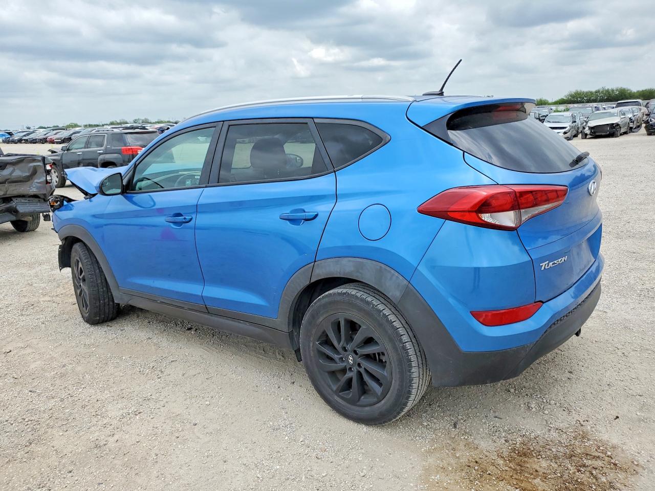 2016 Hyundai Tucson Se Blue vin: KM8J33A49GU114253