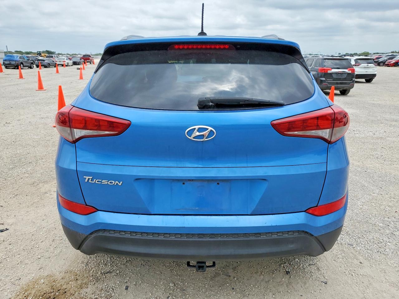 2016 Hyundai Tucson Se Blue vin: KM8J33A49GU114253