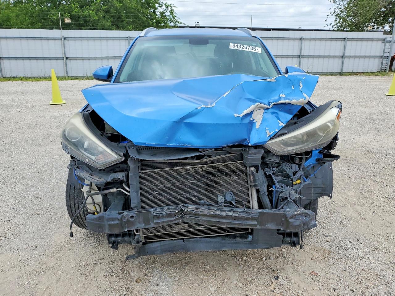 2016 Hyundai Tucson Se Blue vin: KM8J33A49GU114253