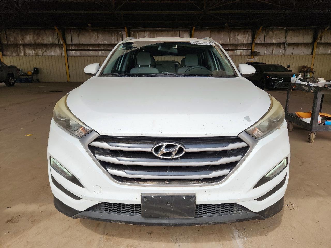 2017 Hyundai Tucson Se White vin: KM8J33A49HU463737
