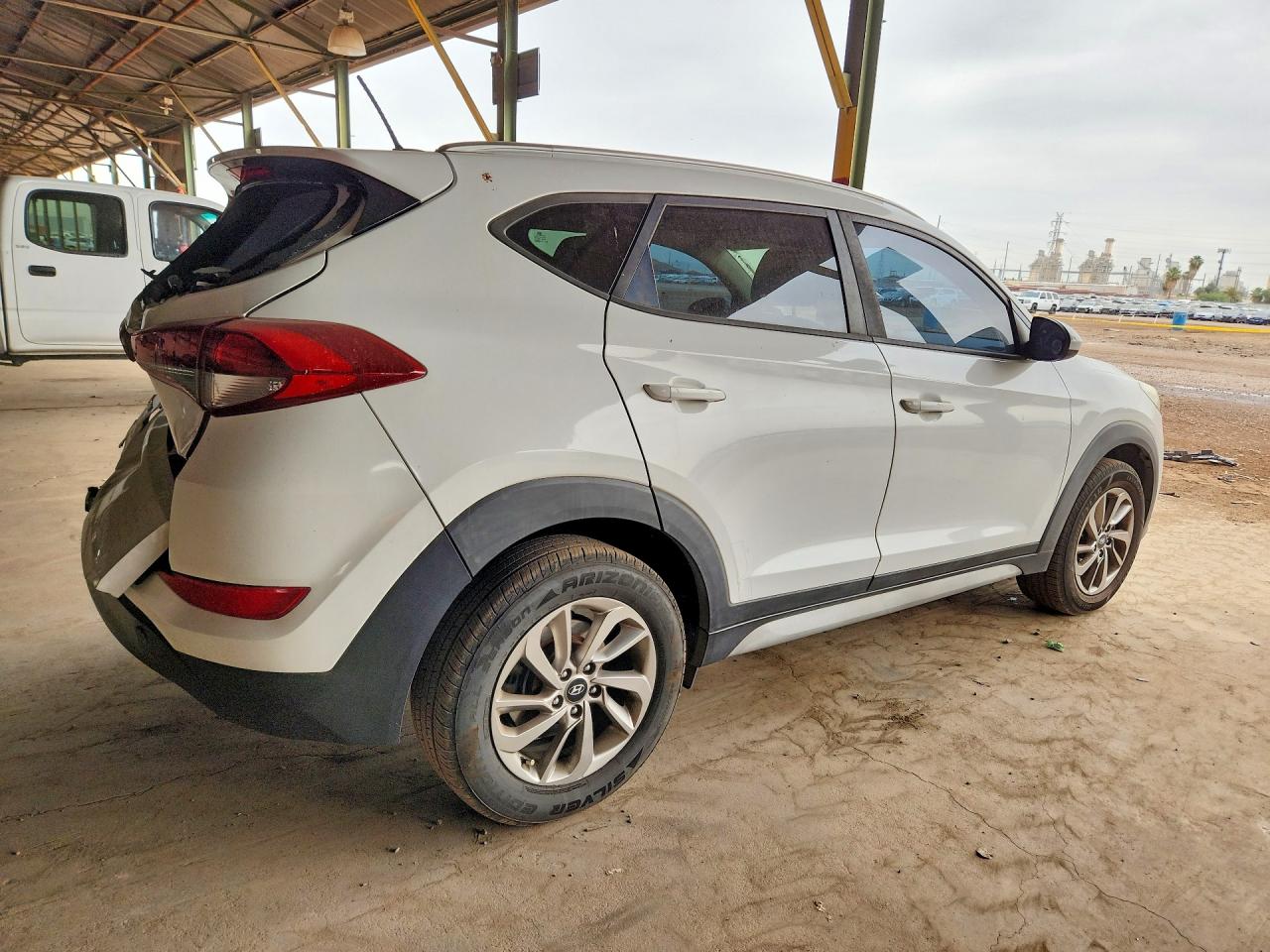2017 Hyundai Tucson Se White vin: KM8J33A49HU463737