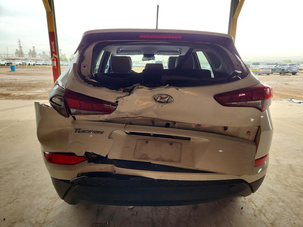 2017 Hyundai Tucson Se White vin: KM8J33A49HU463737