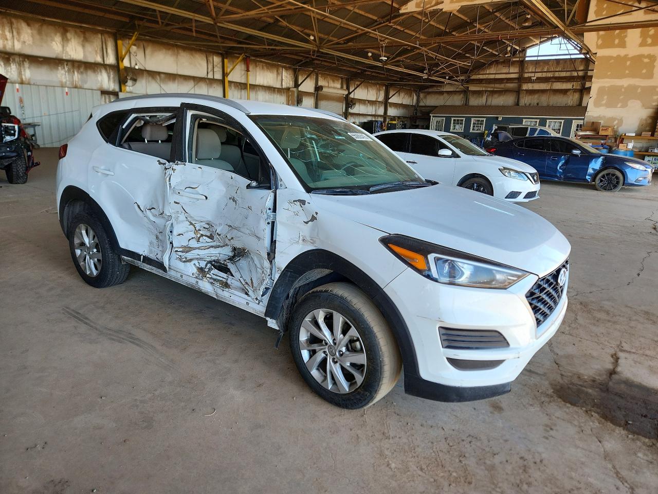 2020 Hyundai Tucson Value White vin: KM8J33A49LU214542