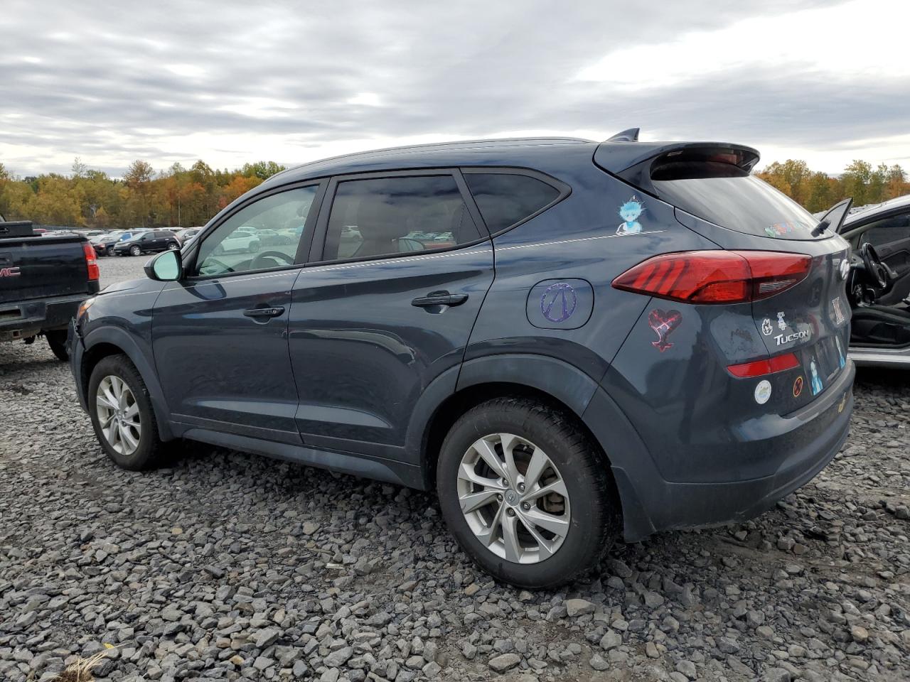 2021 Hyundai Tucson Limited Blue vin: KM8J33A49MU340904
