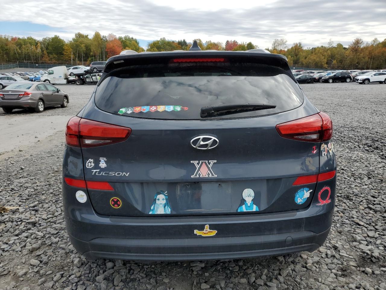 2021 Hyundai Tucson Limited Blue vin: KM8J33A49MU340904