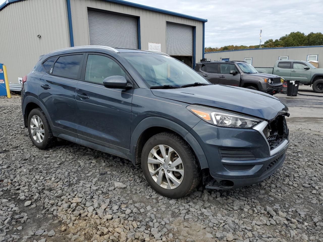 2021 Hyundai Tucson Limited Blue vin: KM8J33A49MU340904