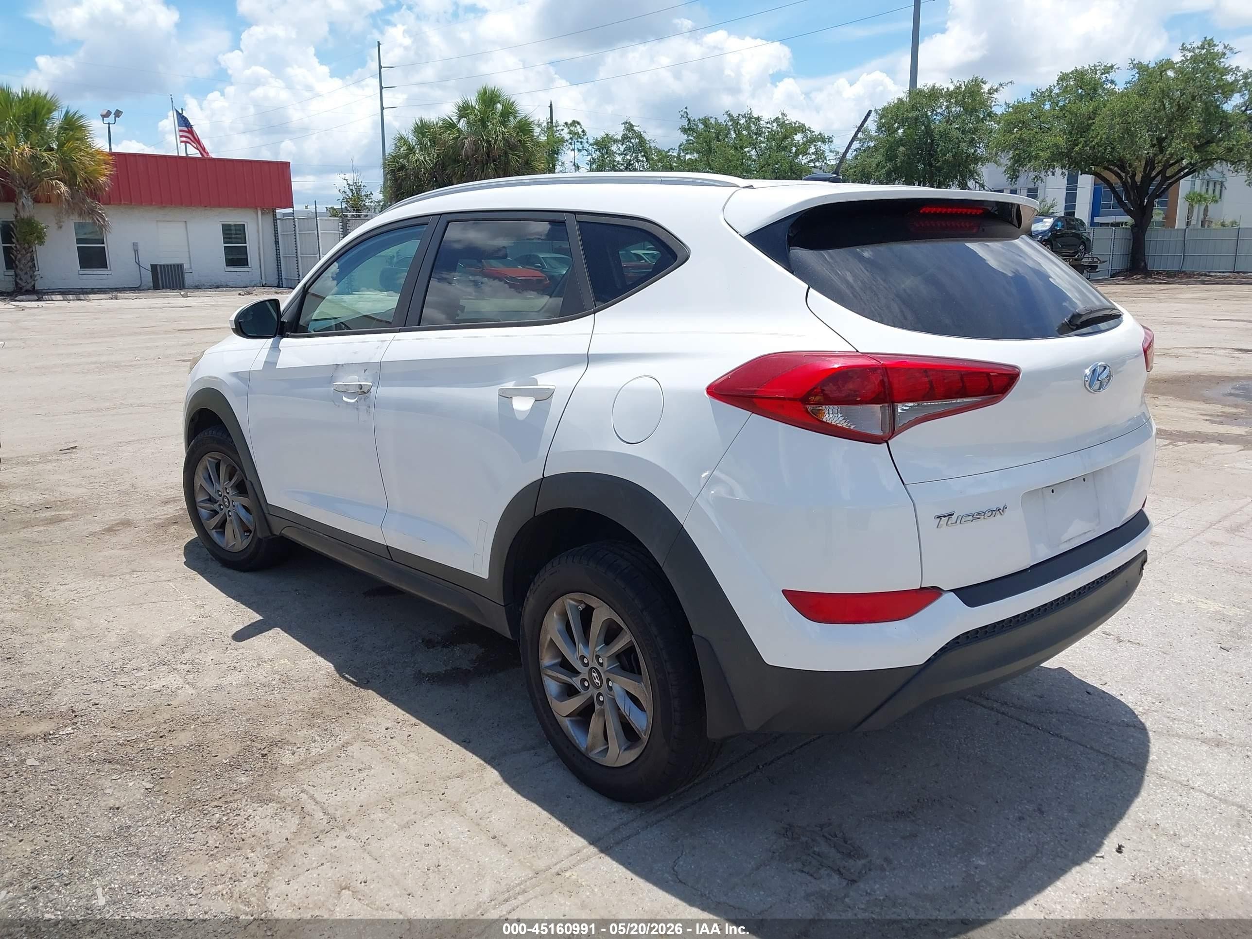 2016 Hyundai Tucson Se Белый vin: KM8J33A4XGU160092
