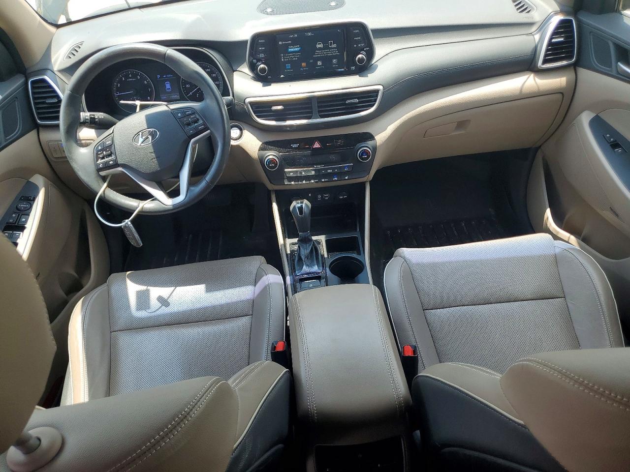 2020 Hyundai Tucson Limited Черный vin: KM8J33AL0LU160975