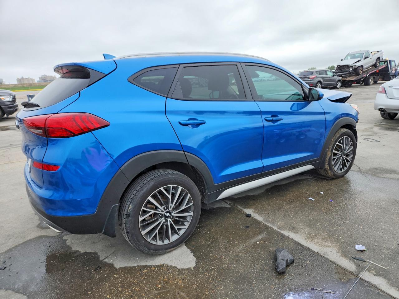 2021 Hyundai Tucson Sel Blue vin: KM8J33AL0MU345433