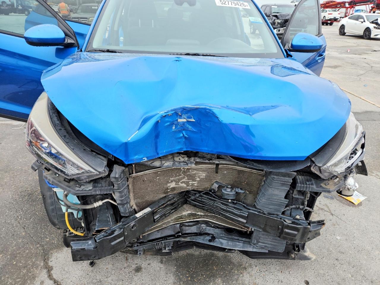 2021 Hyundai Tucson Sel Blue vin: KM8J33AL0MU345433