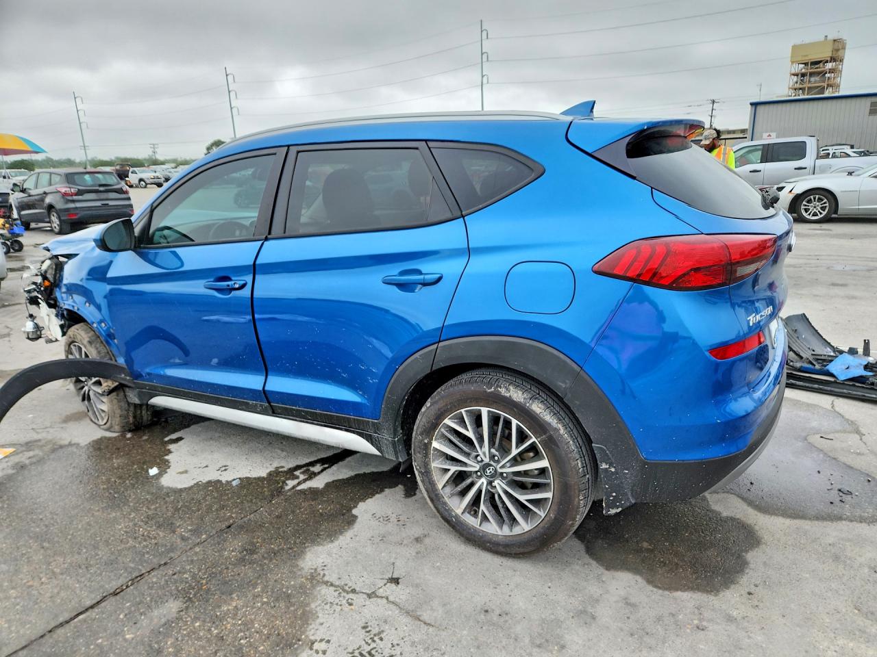 2021 Hyundai Tucson Sel Blue vin: KM8J33AL0MU345433