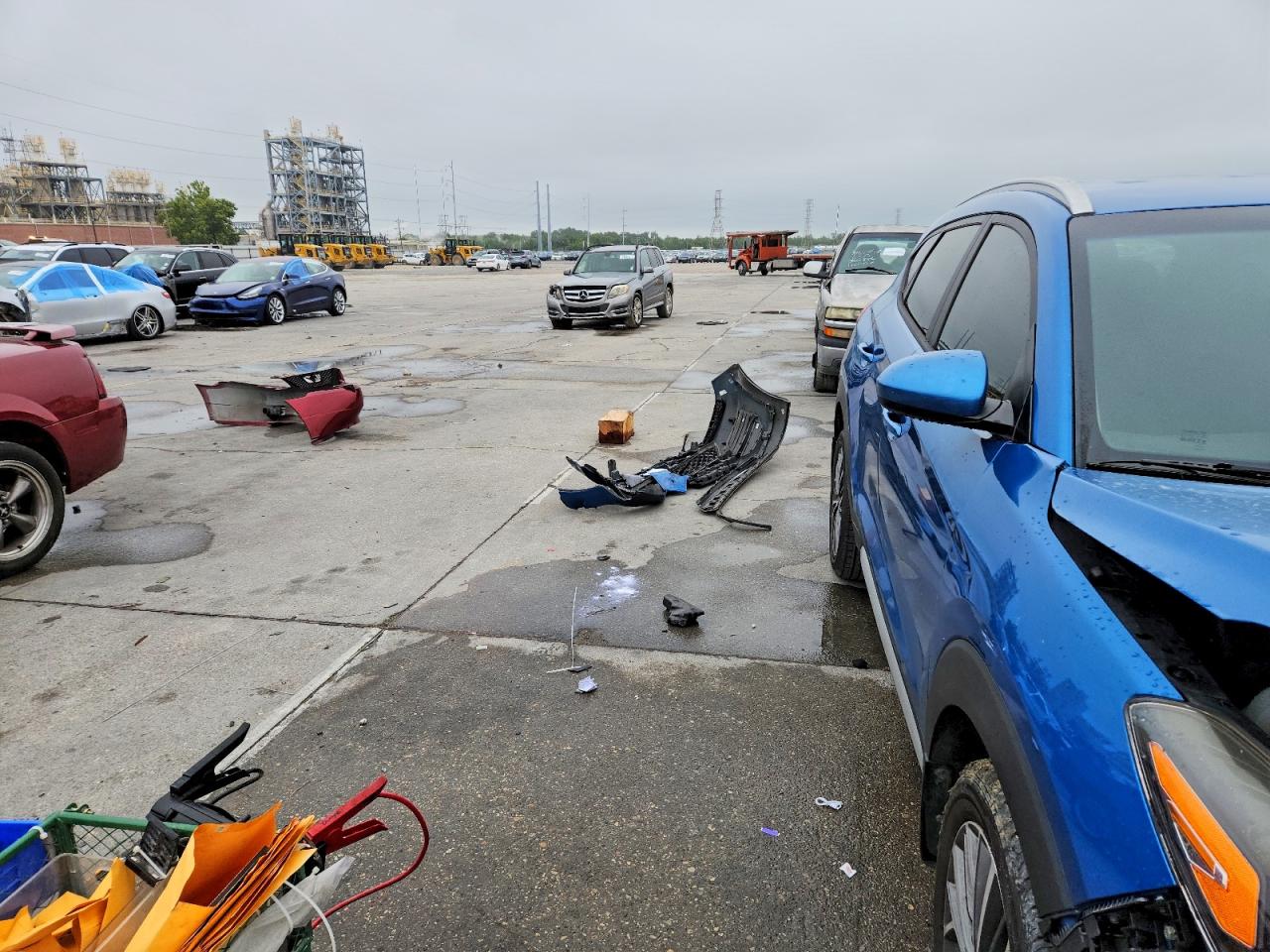 2021 Hyundai Tucson Sel Blue vin: KM8J33AL0MU345433