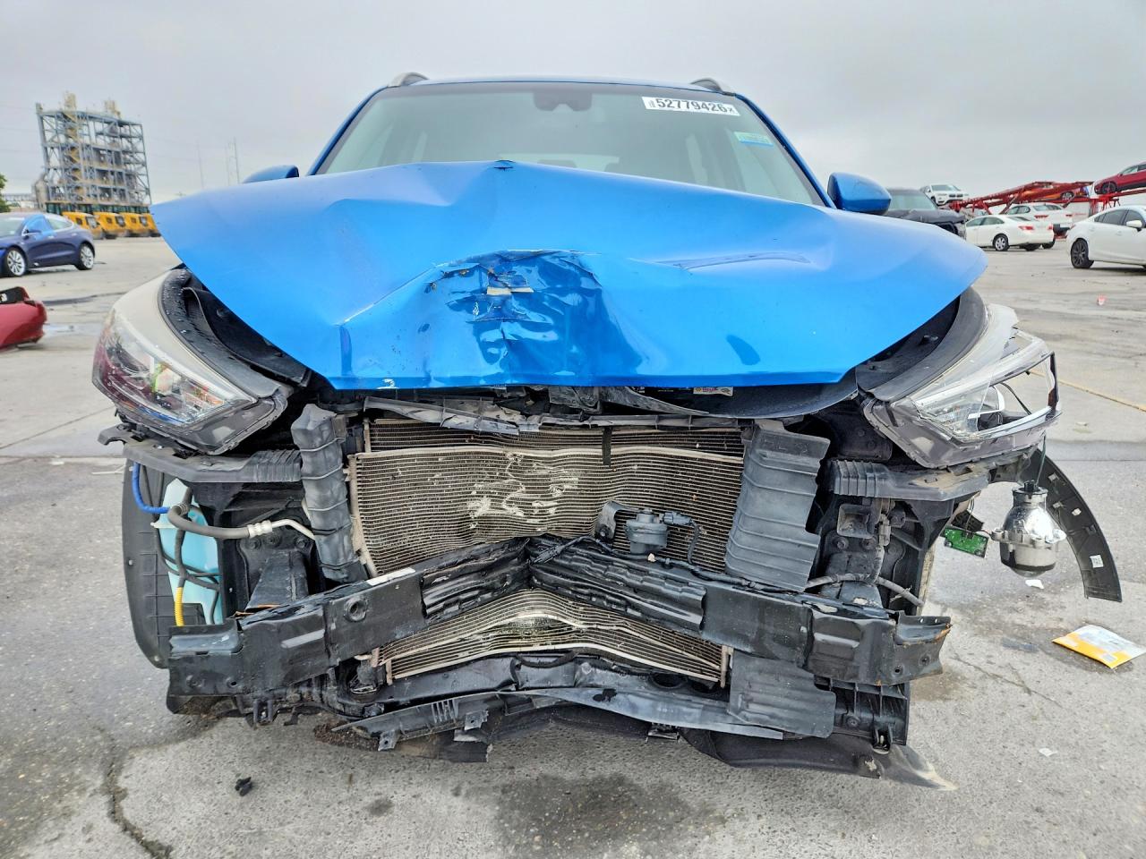 2021 Hyundai Tucson Sel Blue vin: KM8J33AL0MU345433
