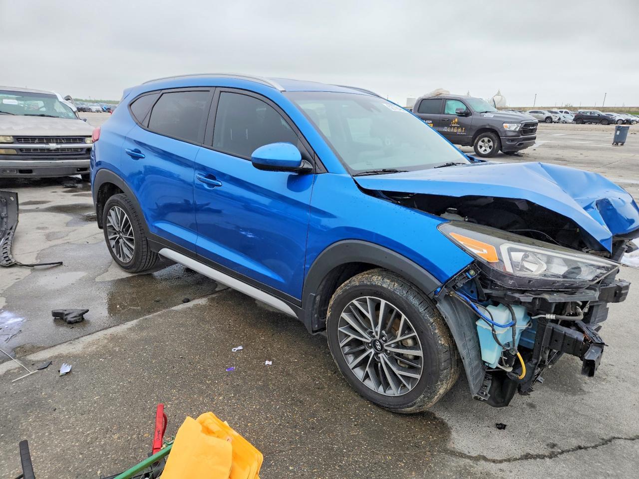 2021 Hyundai Tucson Sel Blue vin: KM8J33AL0MU345433