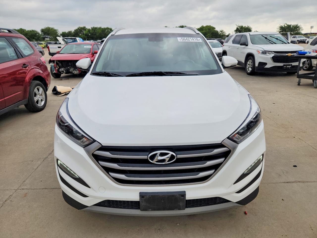 2018 Hyundai Tucson Sport Белый vin: KM8J33AL2JU742105