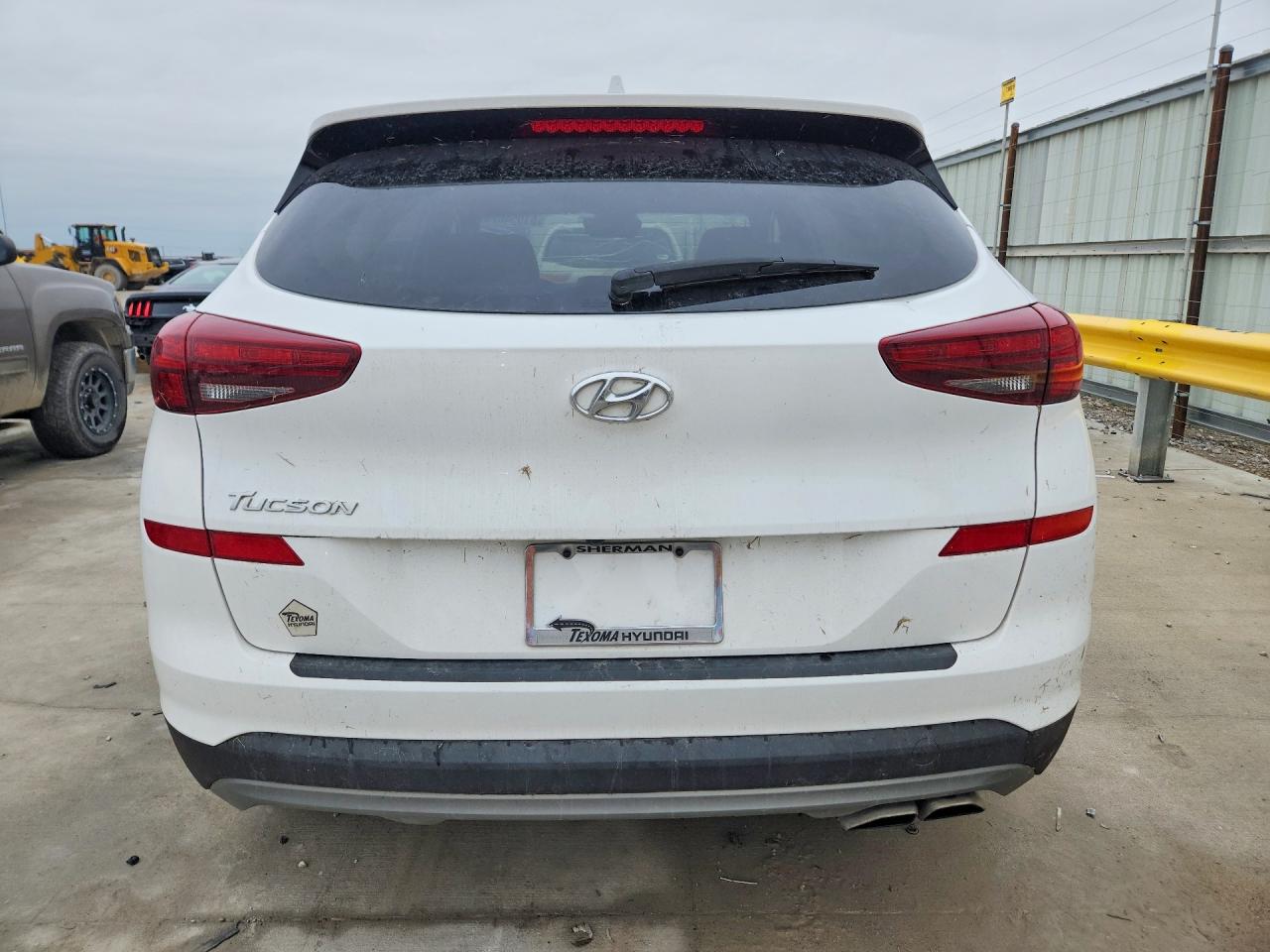 2021 Hyundai Tucson Limited Белый vin: KM8J33AL2MU283632
