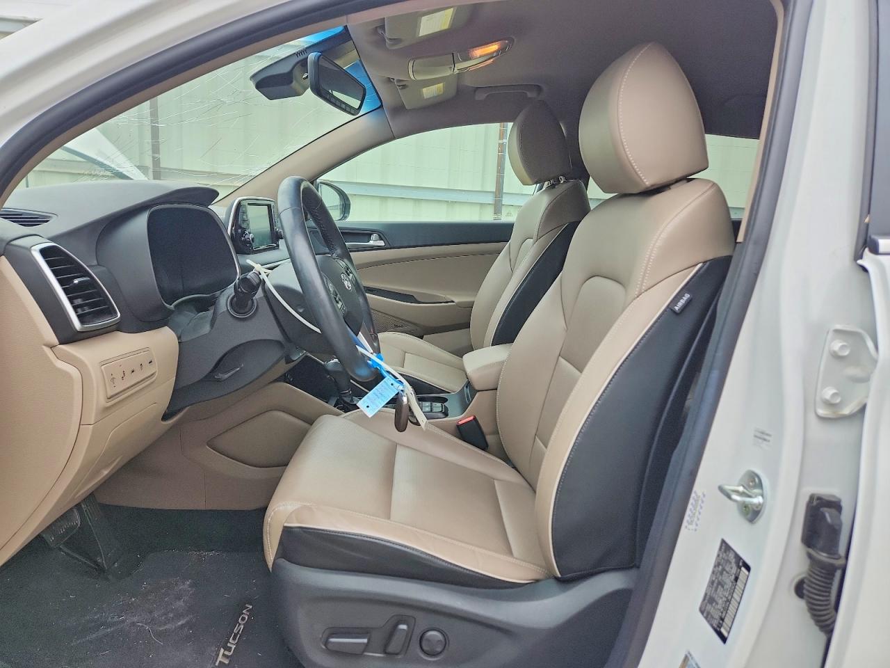 2021 Hyundai Tucson Limited Белый vin: KM8J33AL2MU283632