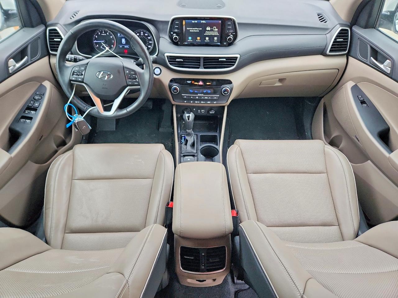 2021 Hyundai Tucson Limited Белый vin: KM8J33AL2MU283632