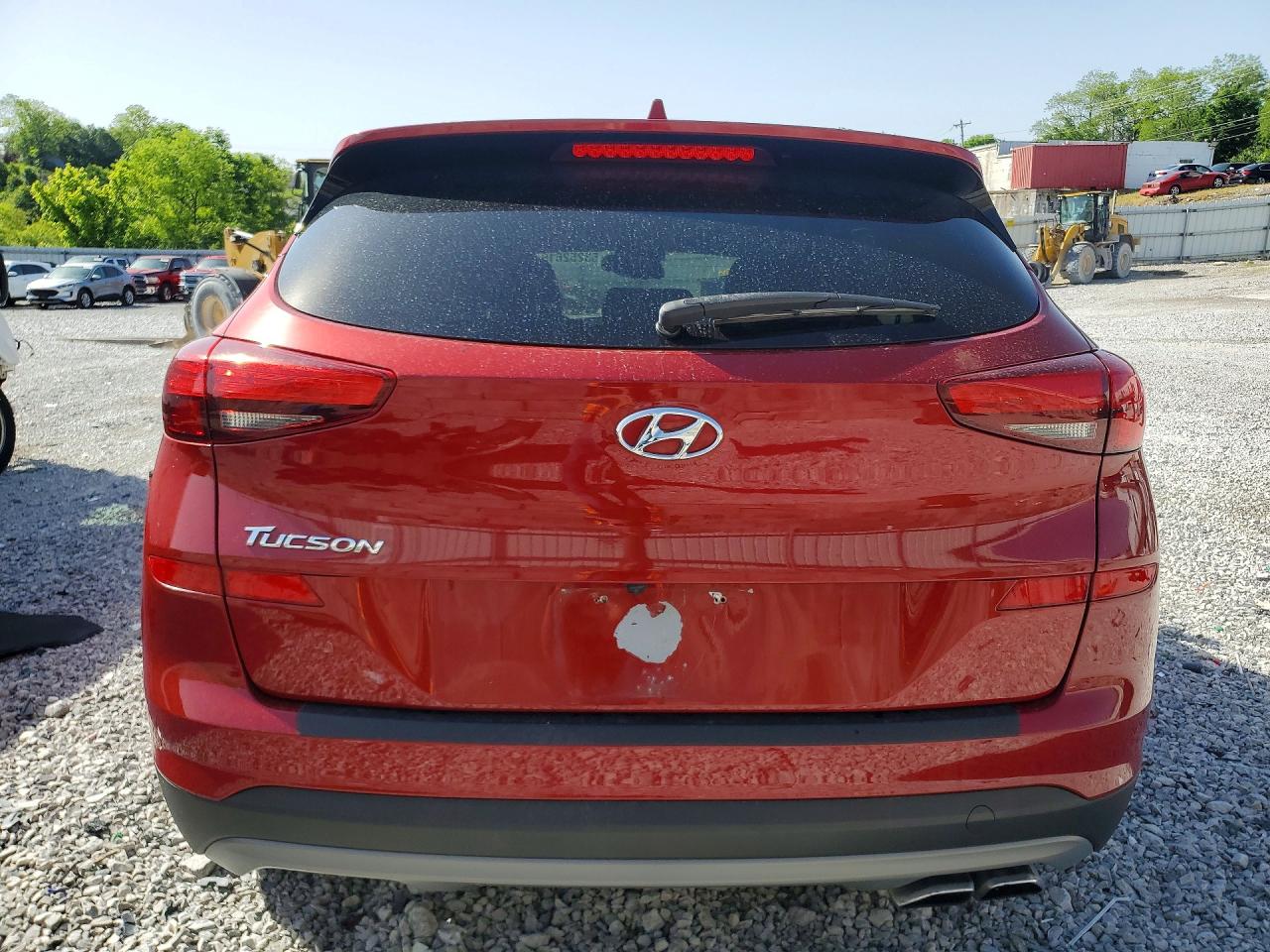 2021 Hyundai Tucson Red vin: KM8J33AL2MU349743