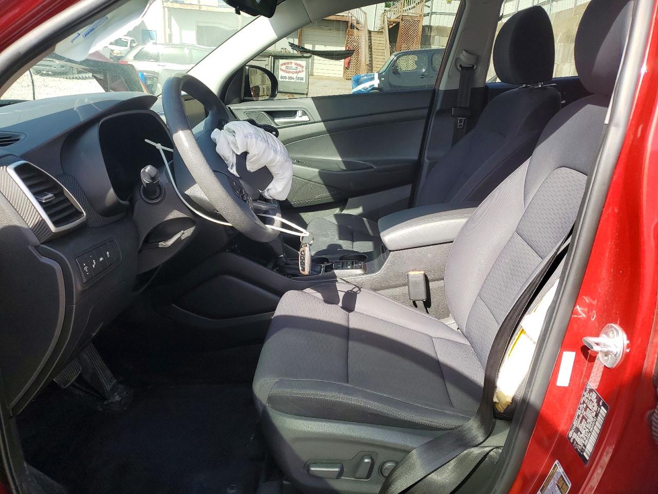 2021 Hyundai Tucson Red vin: KM8J33AL2MU349743