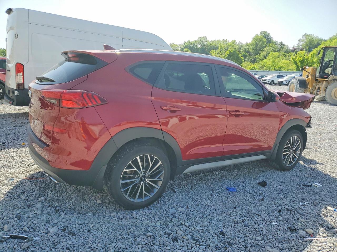 2021 Hyundai Tucson Red vin: KM8J33AL2MU349743
