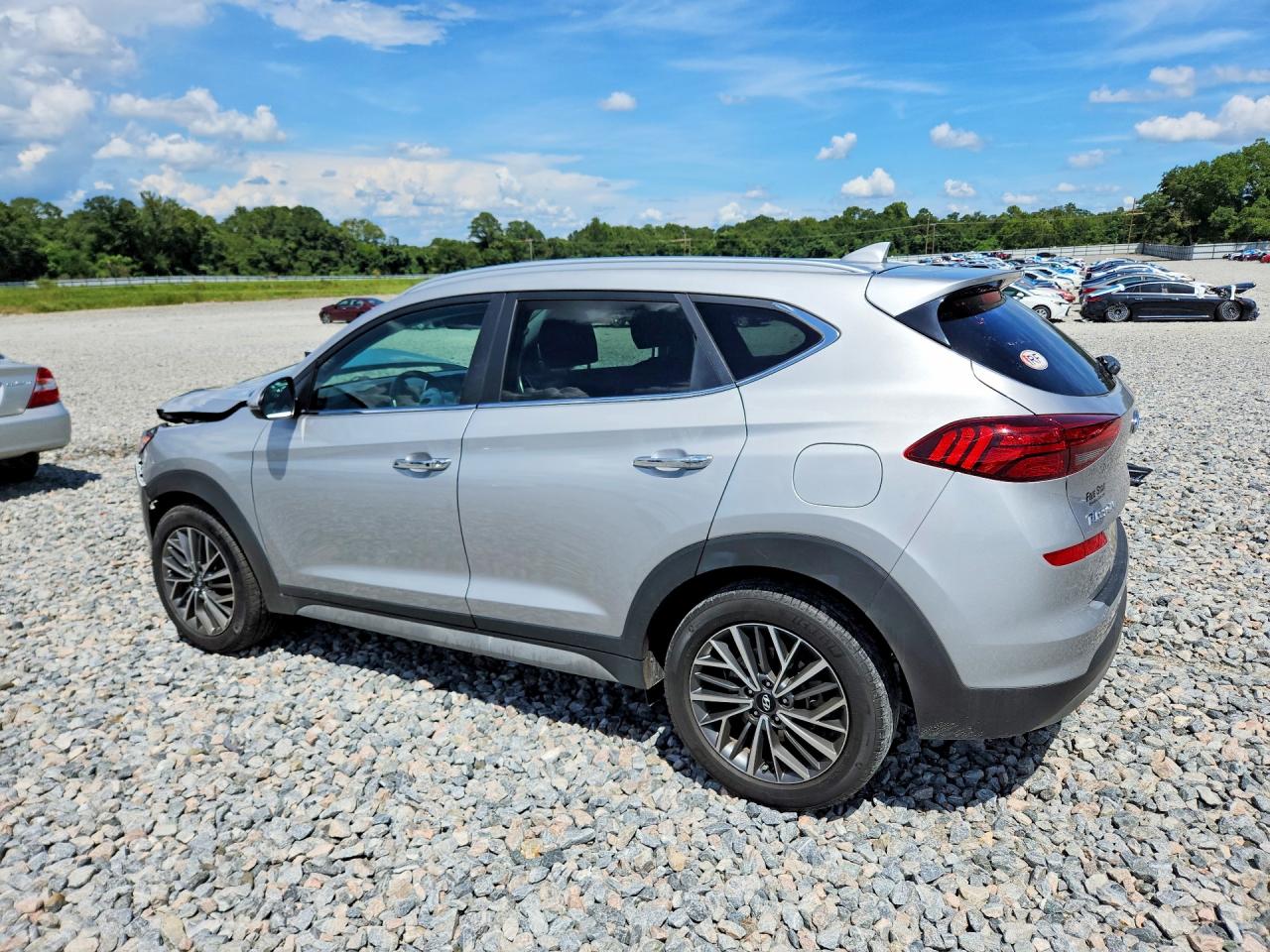 2021 Hyundai Tucson Limited Silver vin: KM8J33AL2MU354909