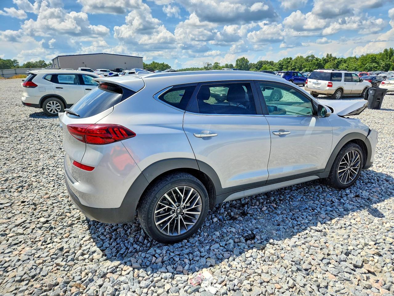 2021 Hyundai Tucson Limited Silver vin: KM8J33AL2MU354909