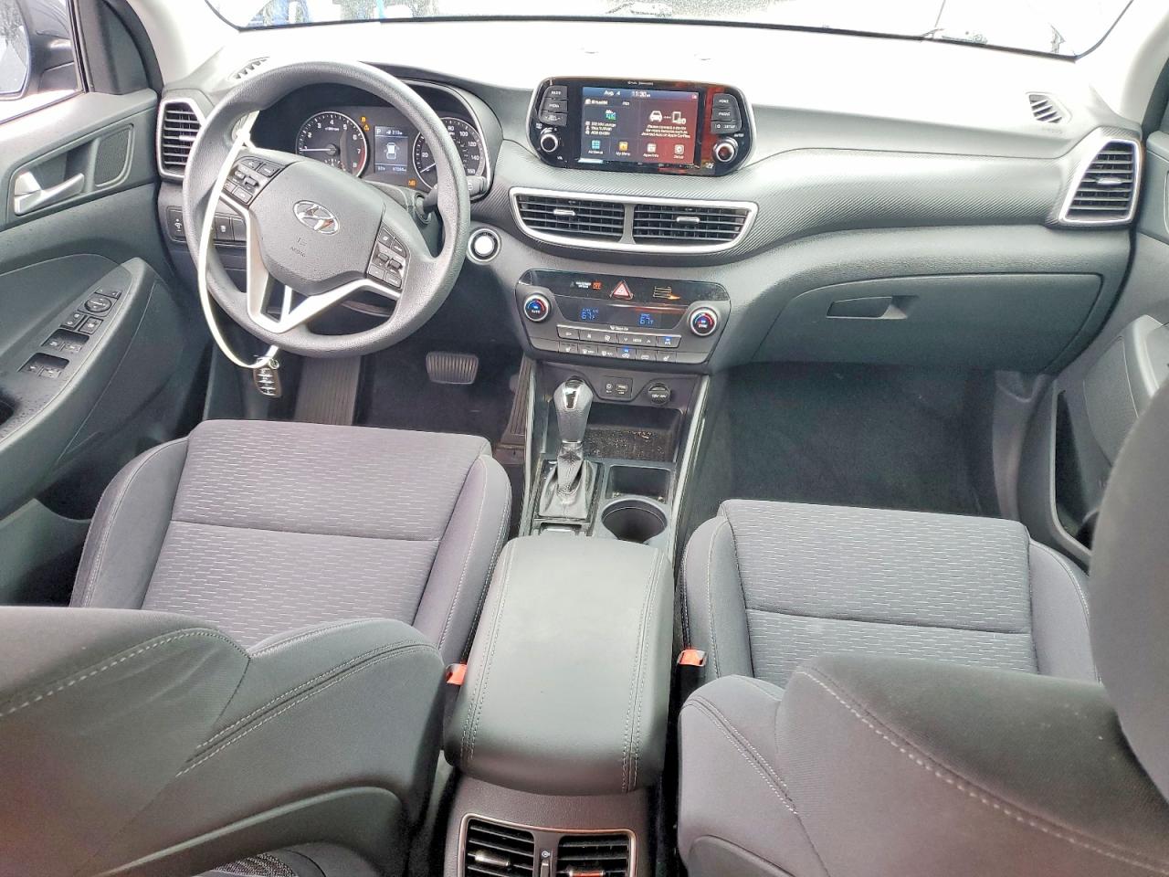 2021 Hyundai Tucson Sel Gray vin: KM8J33AL3MU284661
