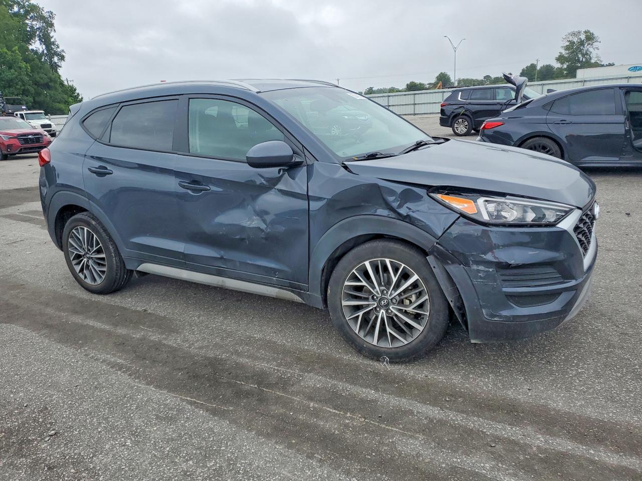 2021 Hyundai Tucson Sel Gray vin: KM8J33AL3MU284661