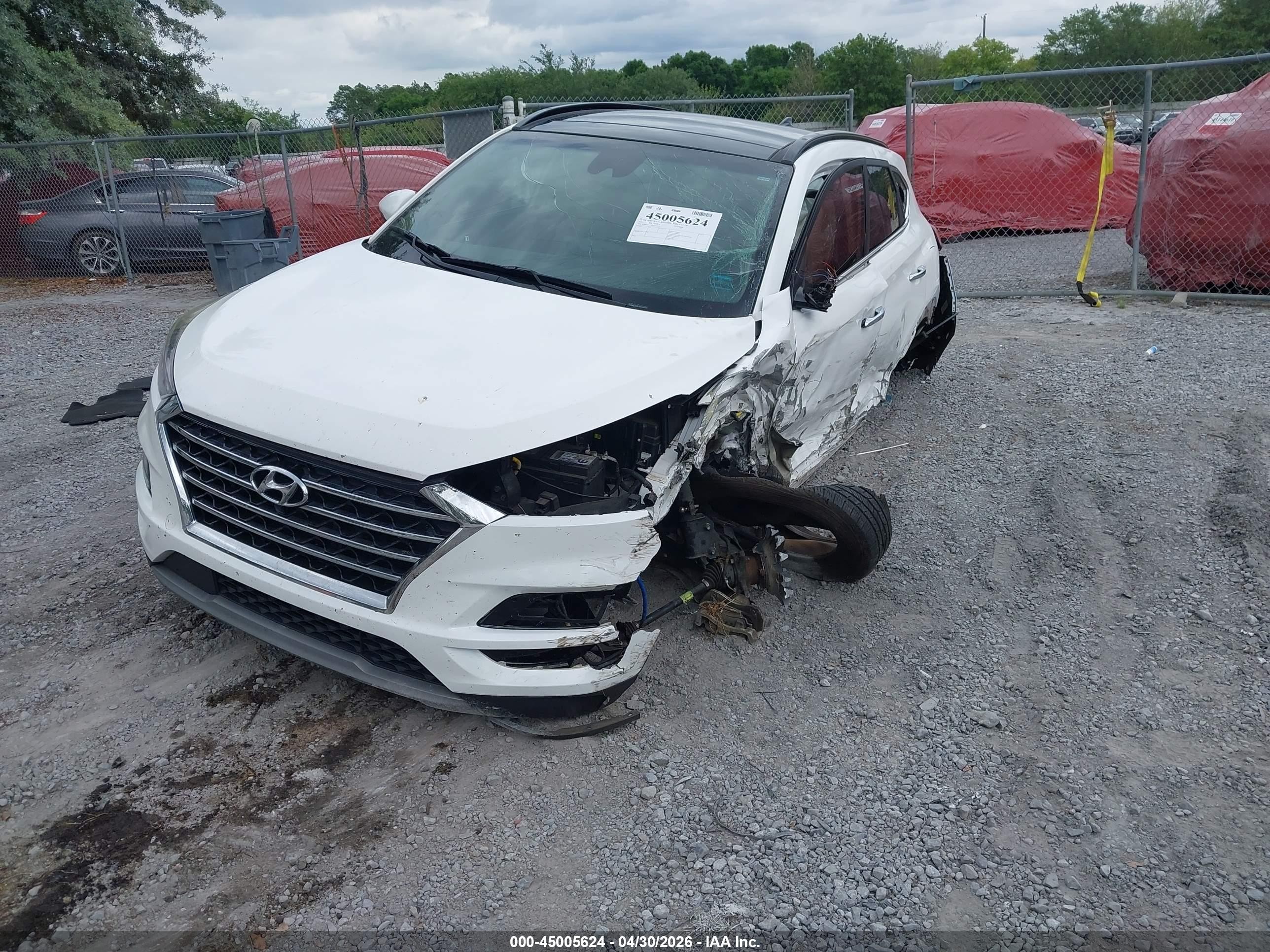 2021 Hyundai Tucson Ultimate White vin: KM8J33AL3MU324432
