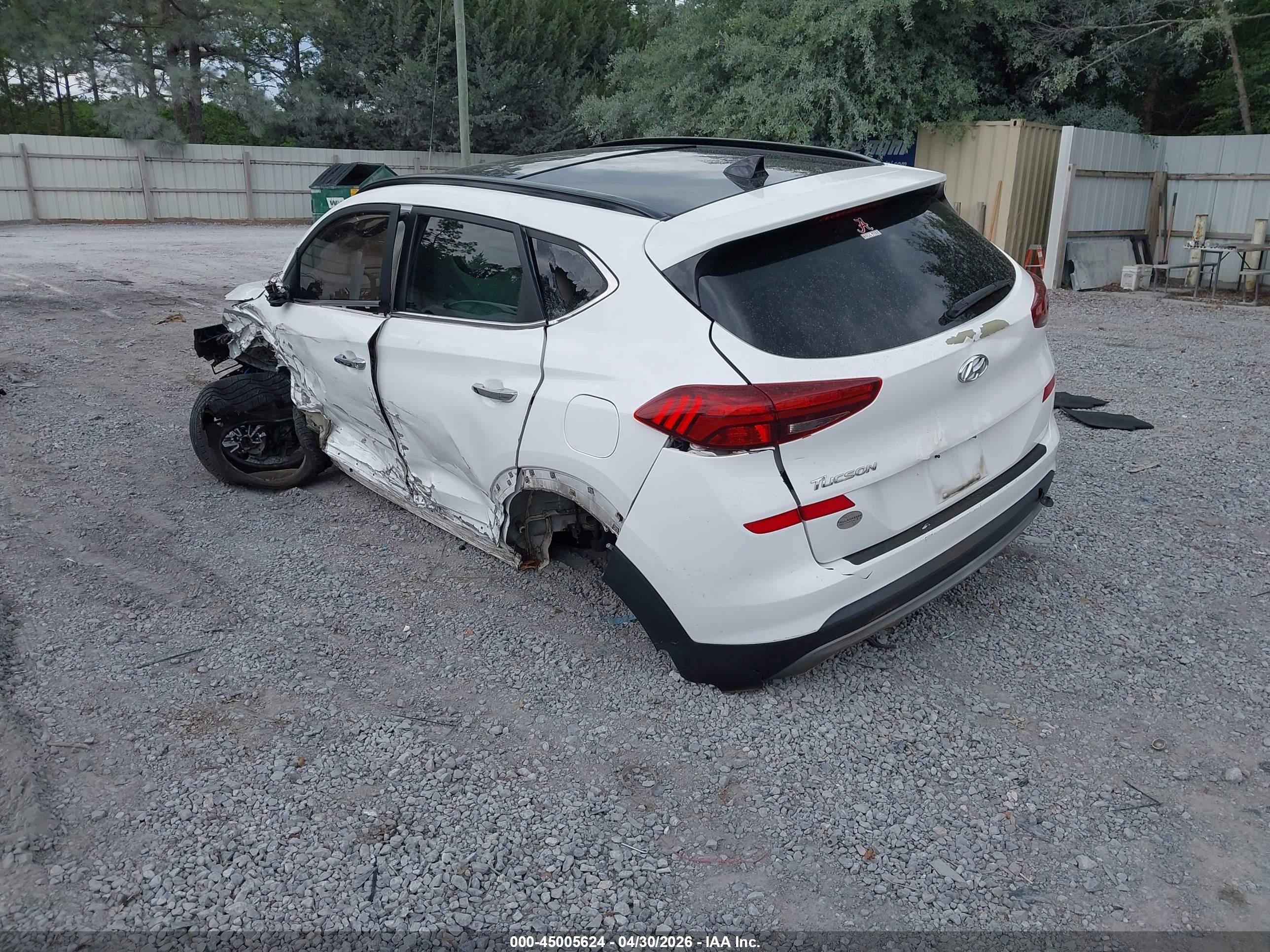 2021 Hyundai Tucson Ultimate White vin: KM8J33AL3MU324432