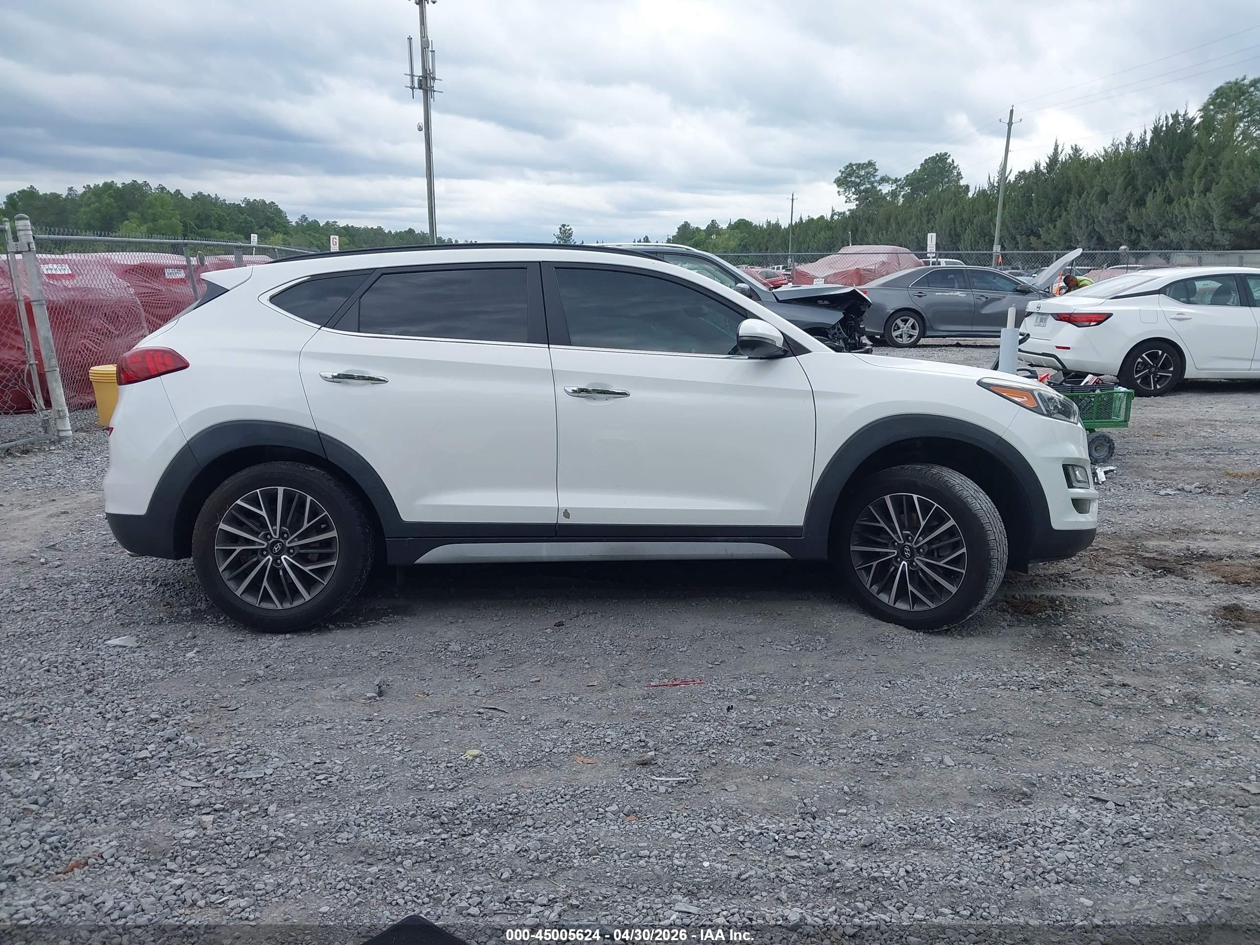 2021 Hyundai Tucson Ultimate White vin: KM8J33AL3MU324432