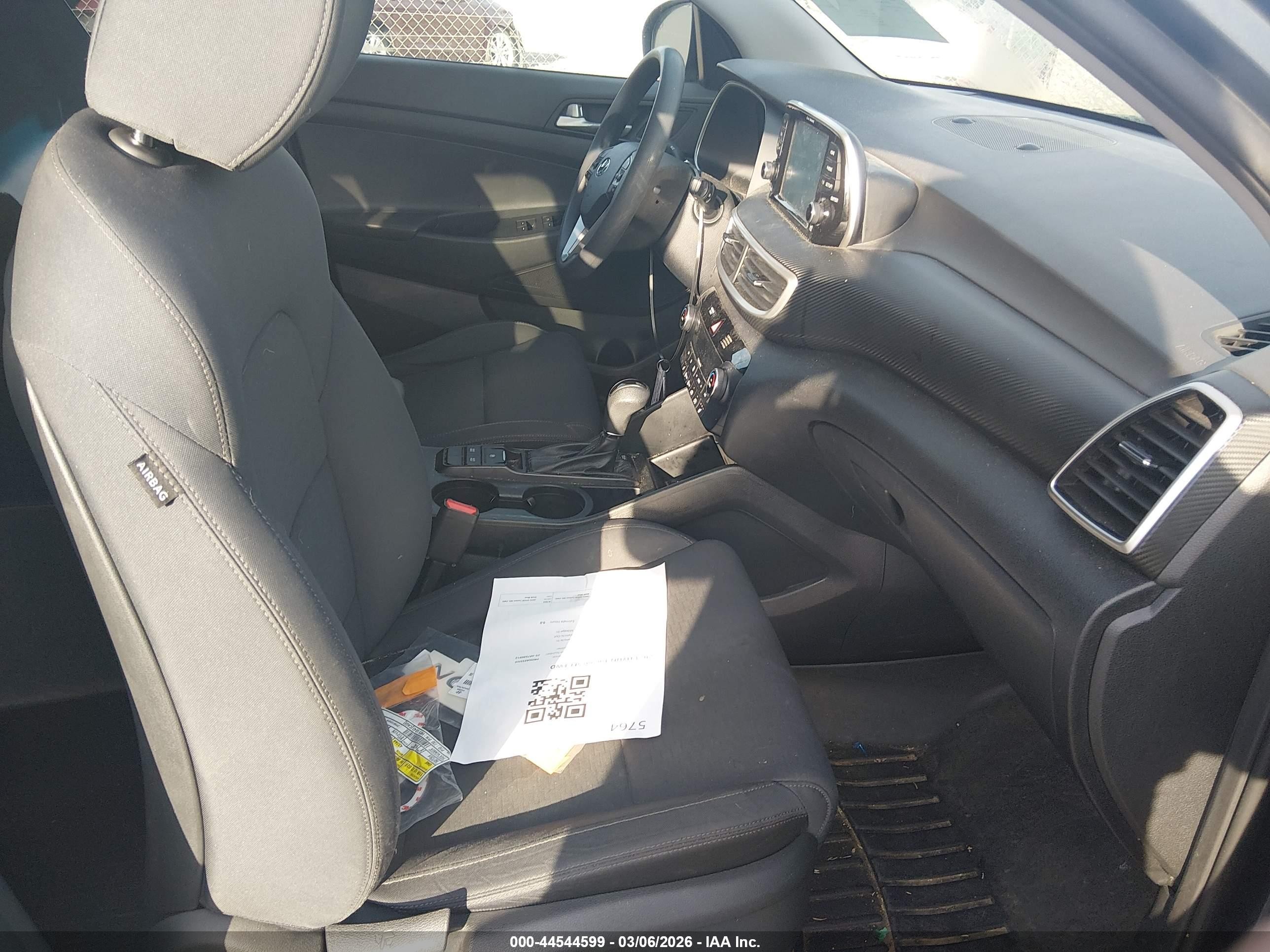 2021 Hyundai Tucson Sel Gray vin: KM8J33AL4MU343197