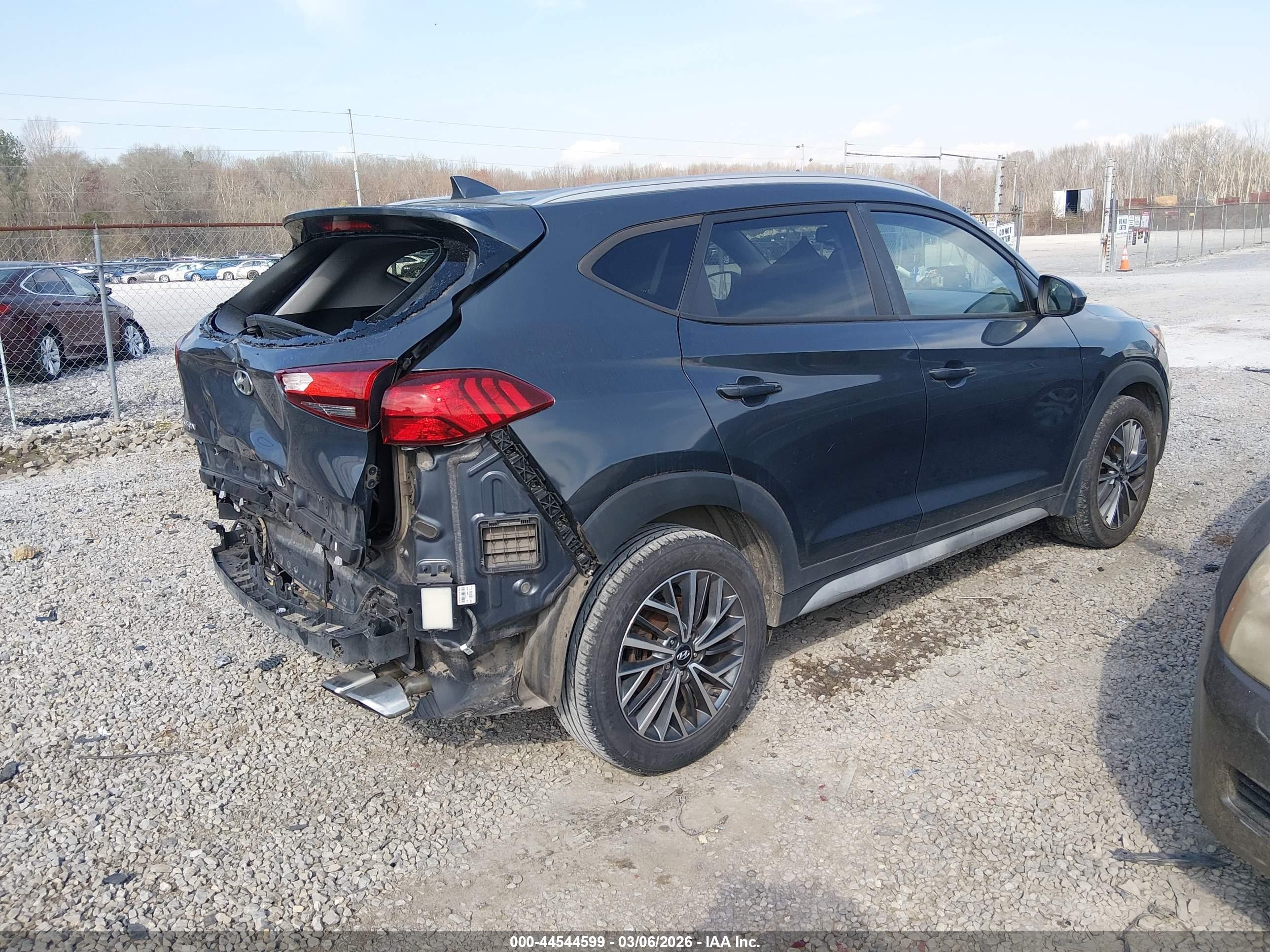 2021 Hyundai Tucson Sel Gray vin: KM8J33AL4MU343197