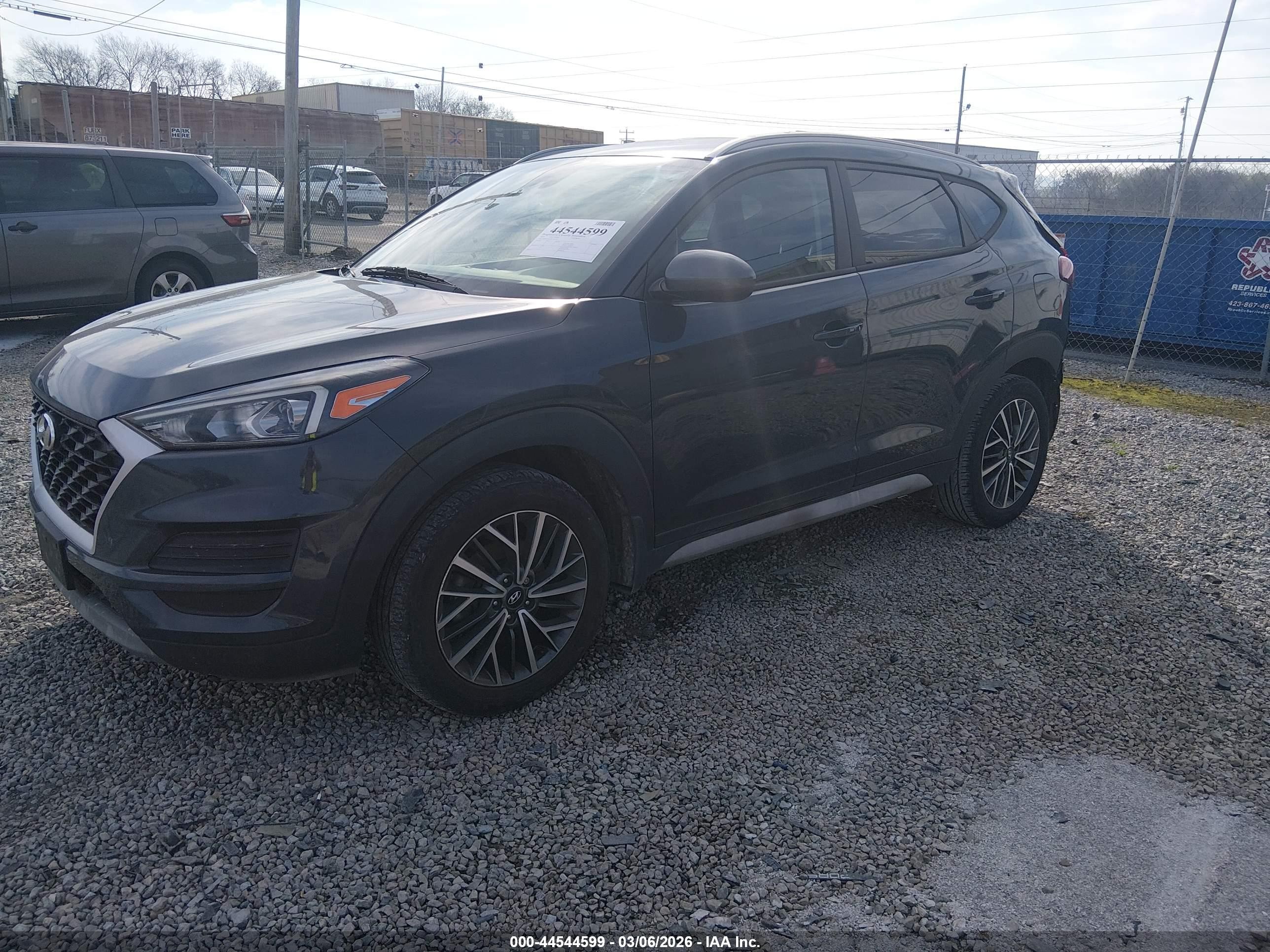 2021 Hyundai Tucson Sel Gray vin: KM8J33AL4MU343197