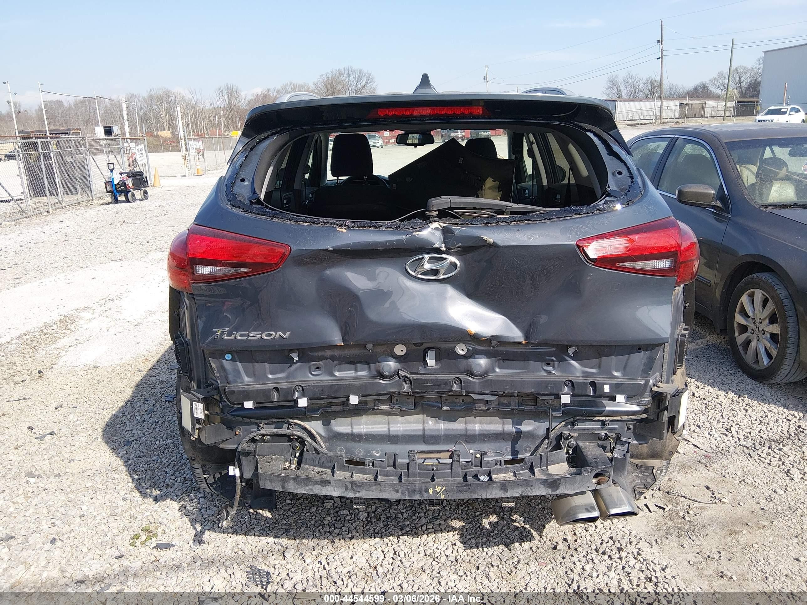 2021 Hyundai Tucson Sel Gray vin: KM8J33AL4MU343197