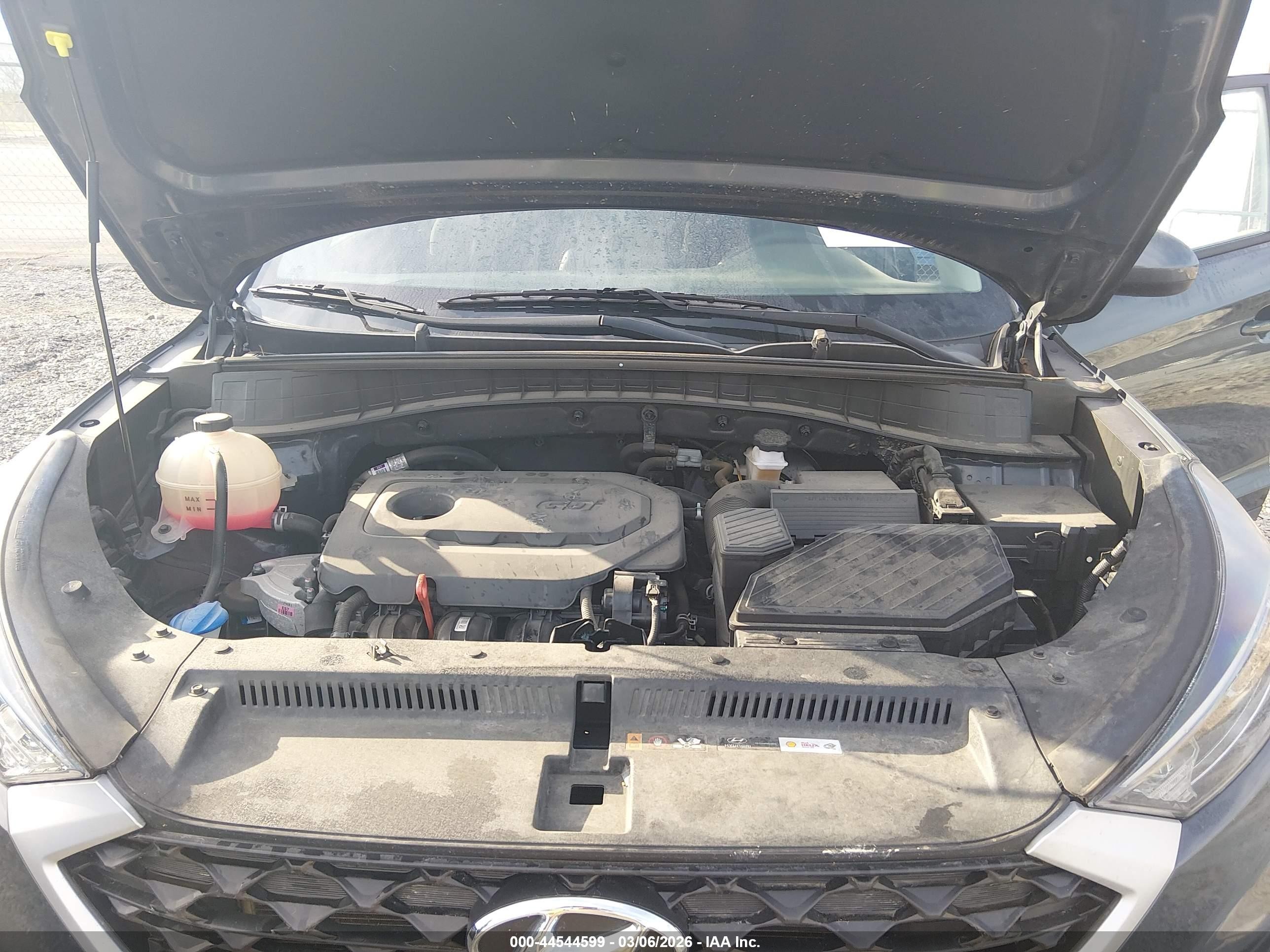 2021 Hyundai Tucson Sel Gray vin: KM8J33AL4MU343197