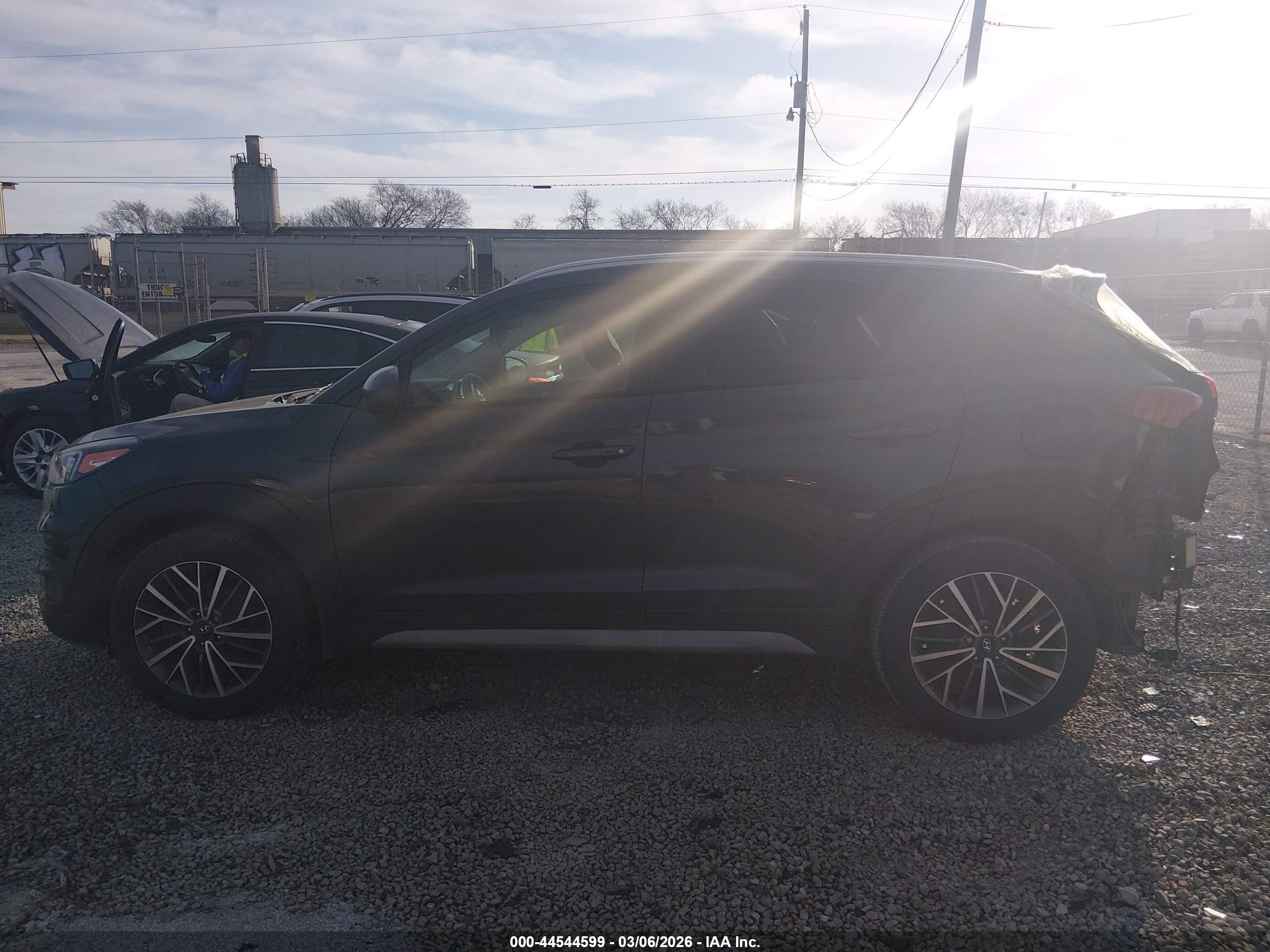 2021 Hyundai Tucson Sel Gray vin: KM8J33AL4MU343197