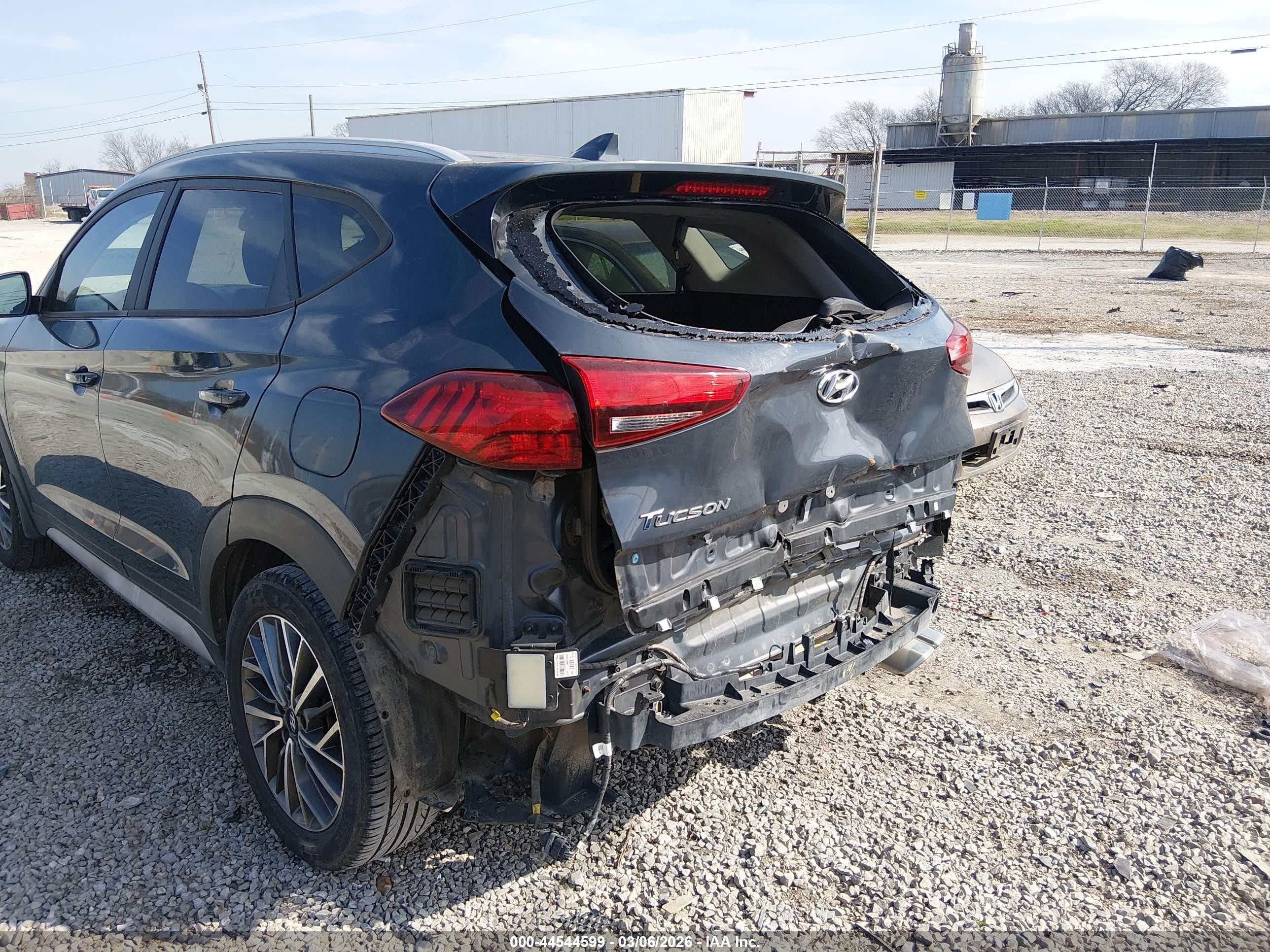 2021 Hyundai Tucson Sel Gray vin: KM8J33AL4MU343197