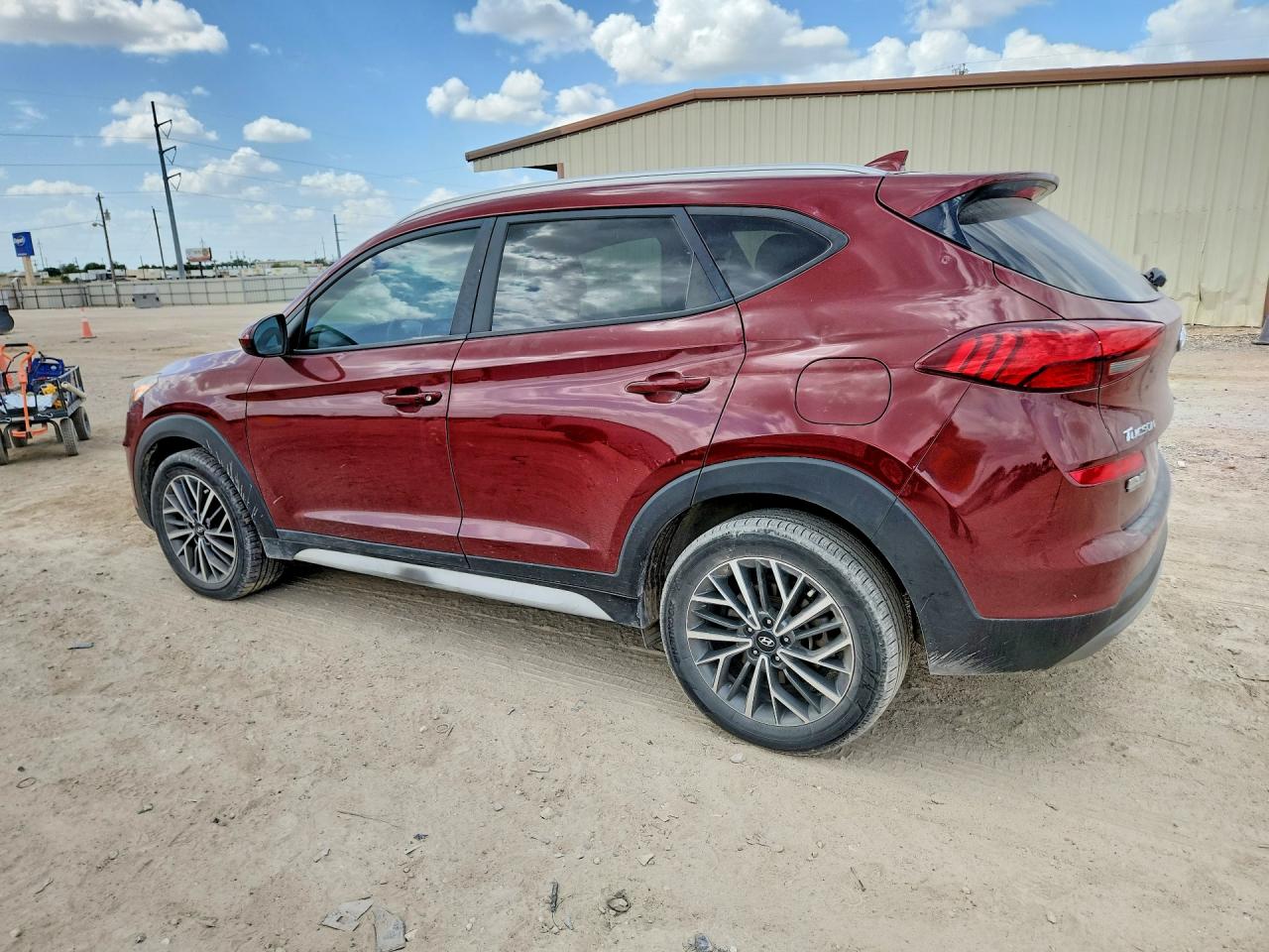 2020 Hyundai Tucson Sel Темно-бордовый vin: KM8J33AL6LU116074