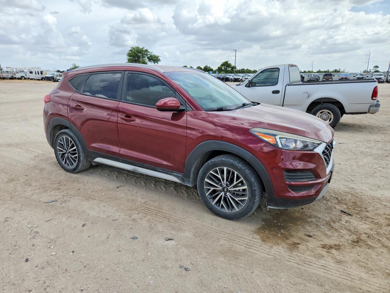 2020 Hyundai Tucson Sel Темно-бордовый vin: KM8J33AL6LU116074