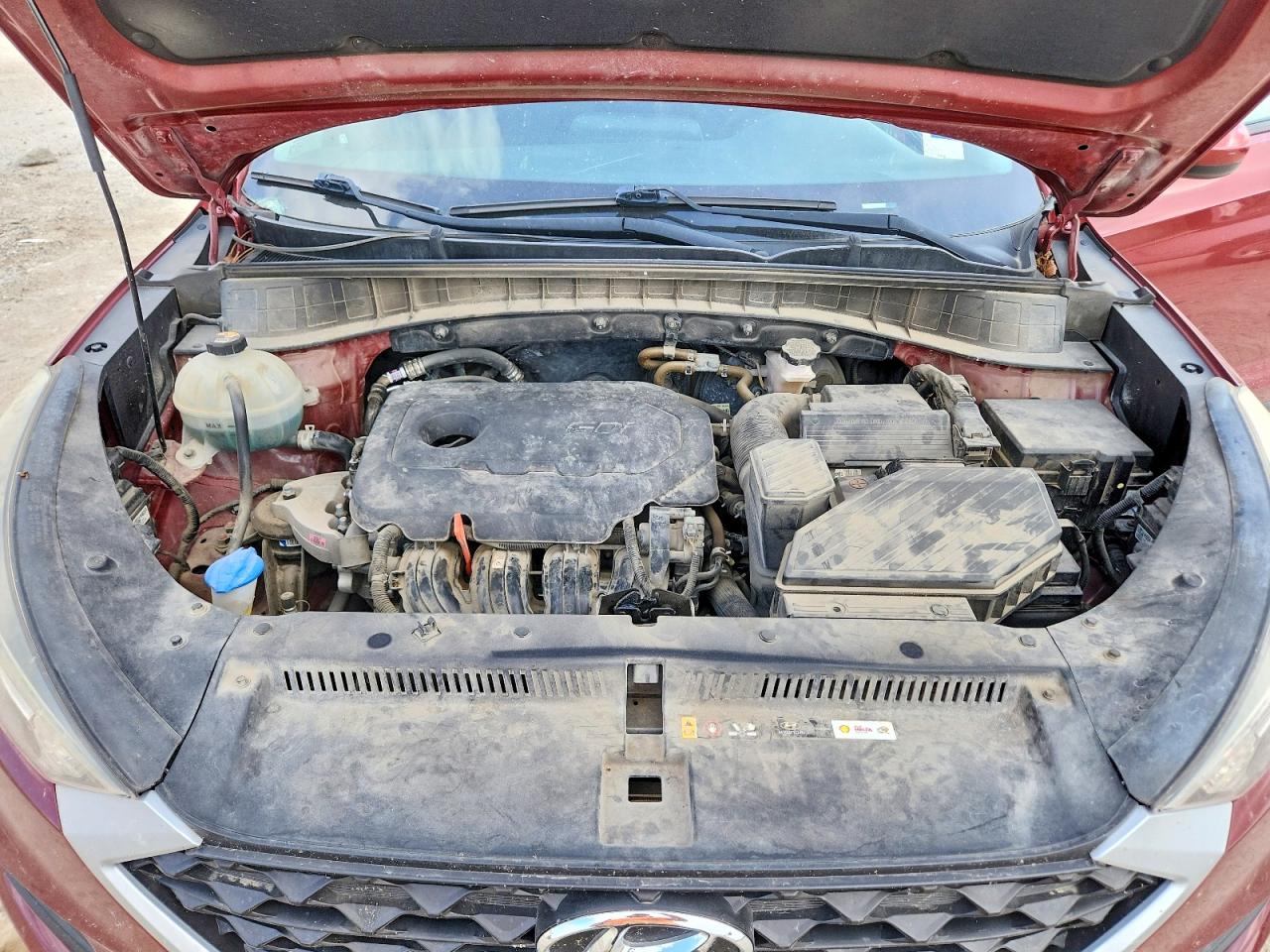 2020 Hyundai Tucson Sel Темно-бордовый vin: KM8J33AL6LU116074