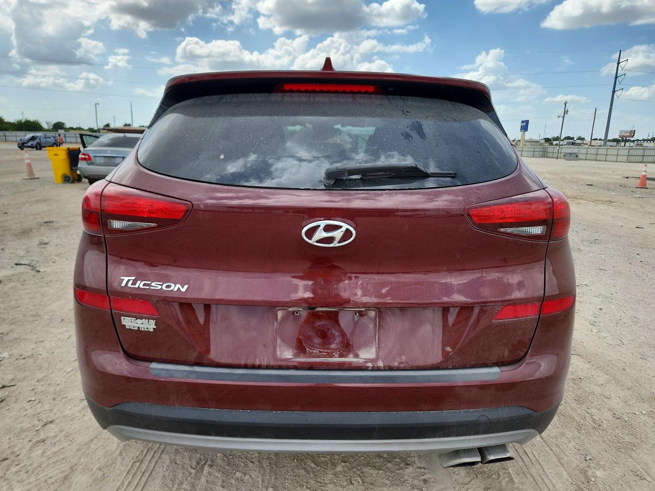 2020 Hyundai Tucson Sel Темно-бордовый vin: KM8J33AL6LU116074