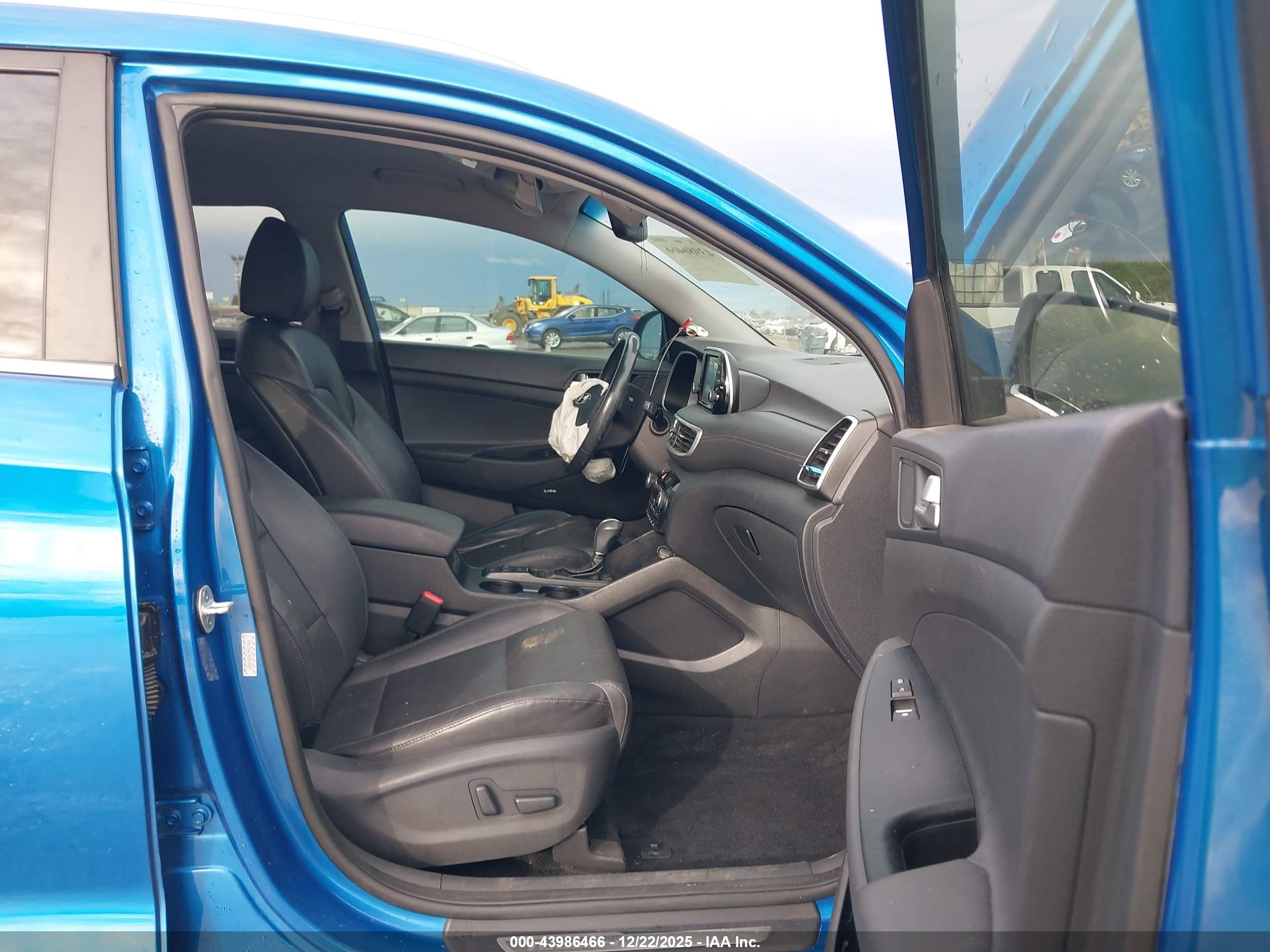 2019 Hyundai Tucson Limited Blue vin: KM8J33AL7KU915375