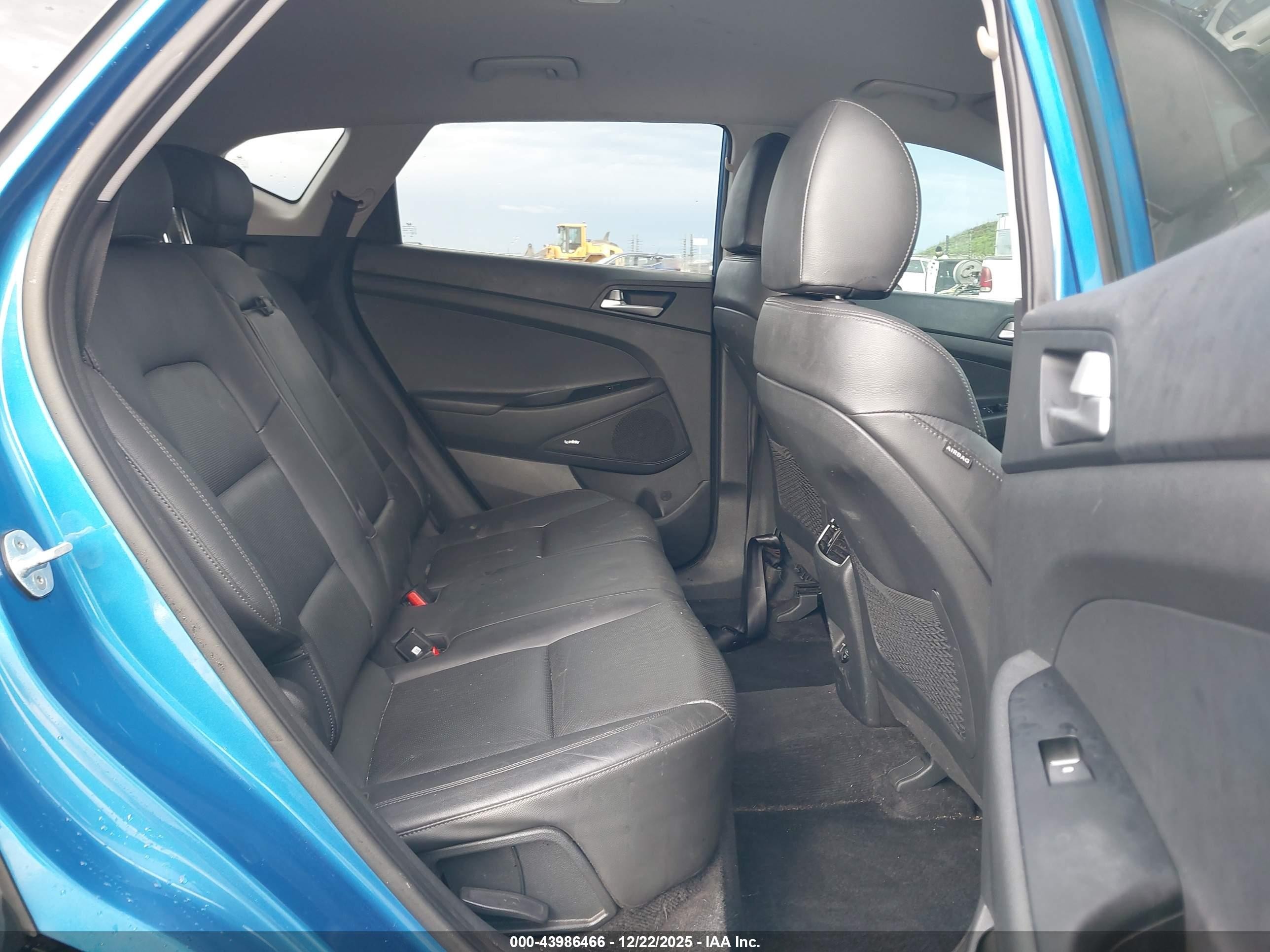 2019 Hyundai Tucson Limited Blue vin: KM8J33AL7KU915375