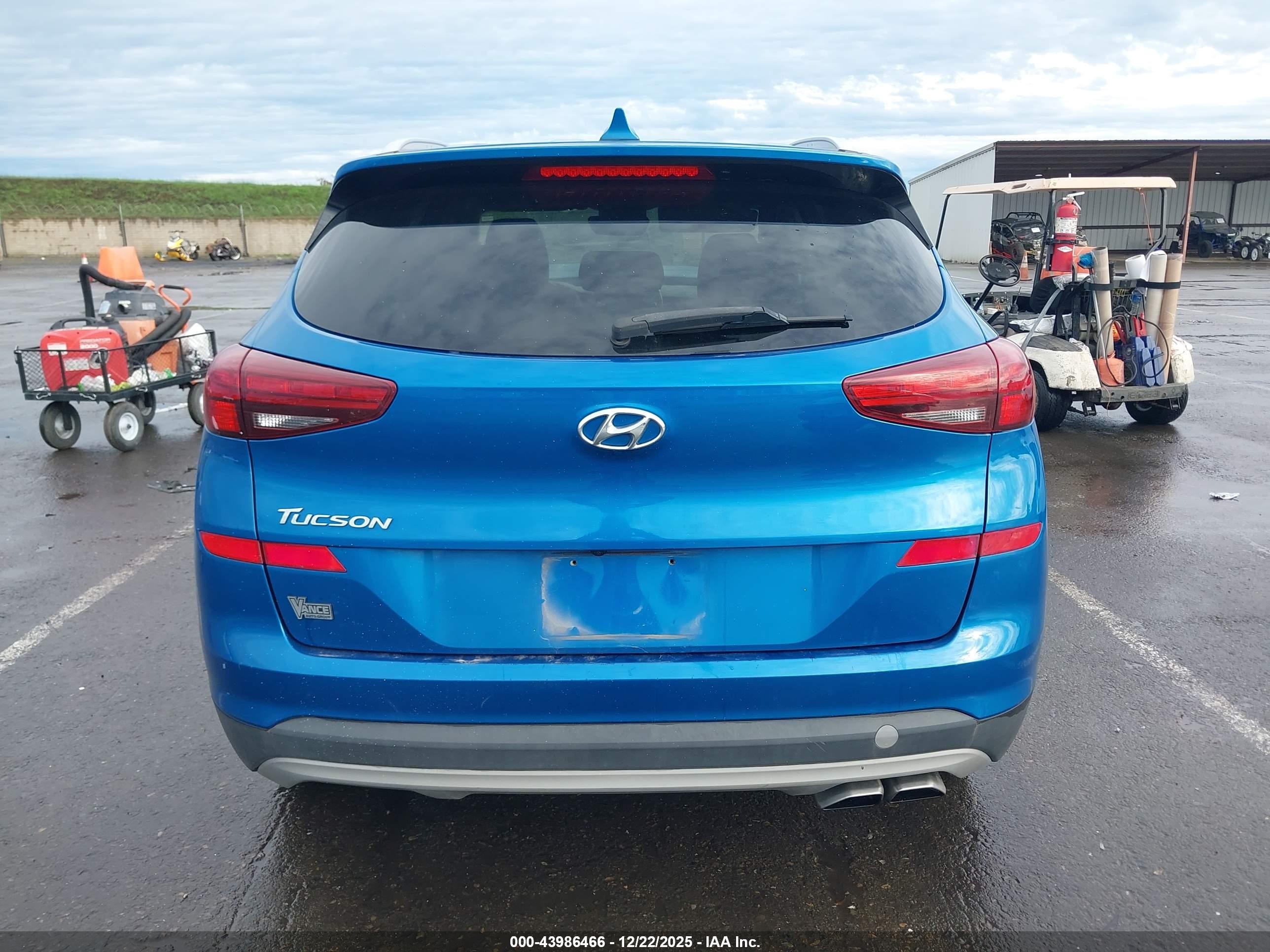 2019 Hyundai Tucson Limited Blue vin: KM8J33AL7KU915375